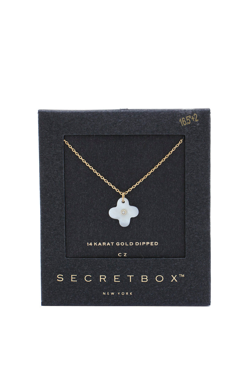 Quarterfoil Charm Necklace