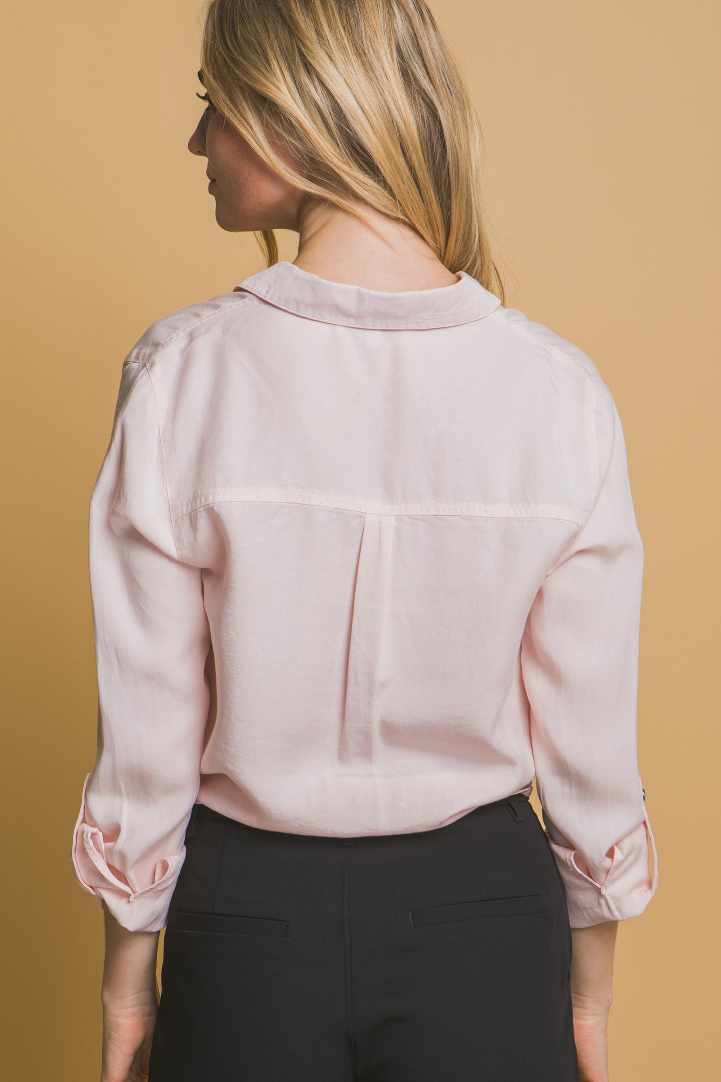 Tencel Tie Front Top