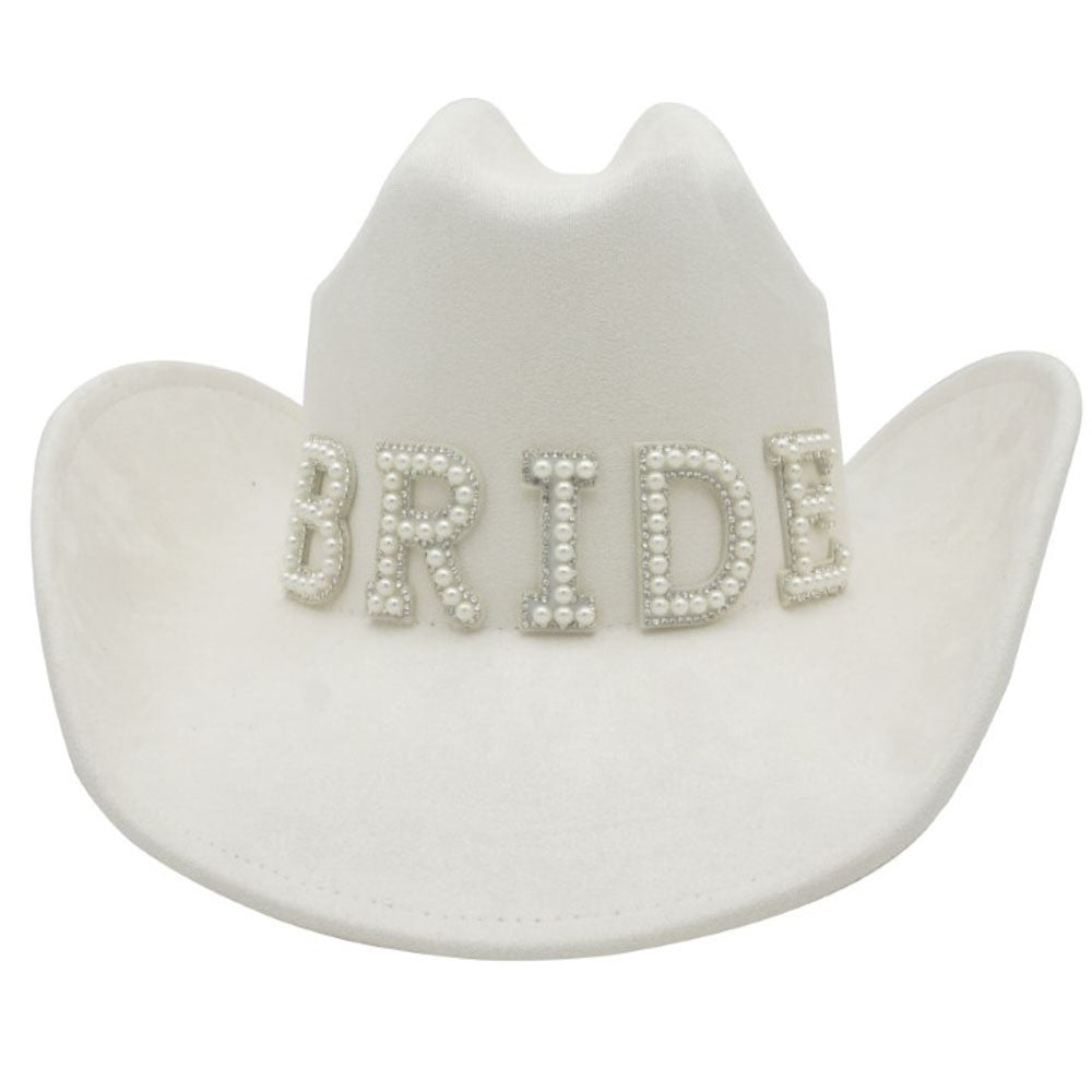 Pearl & Rhinestone Patch Cowboy Hat