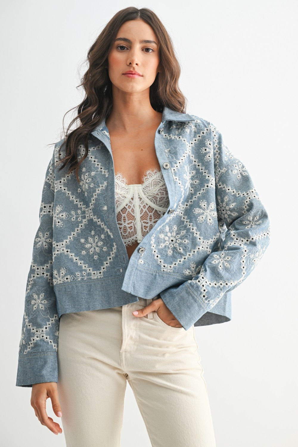 Embroidered Denim Jacket
