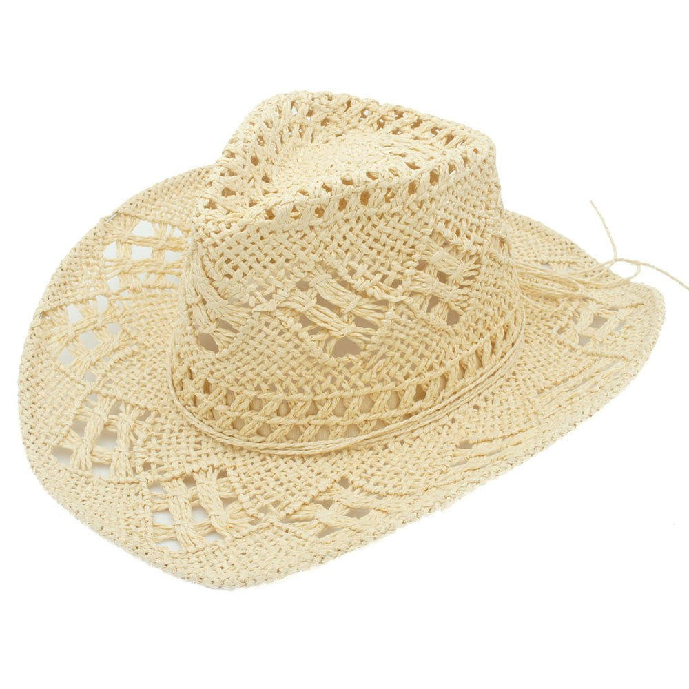 Panama Straw Cowboy Sun Hat