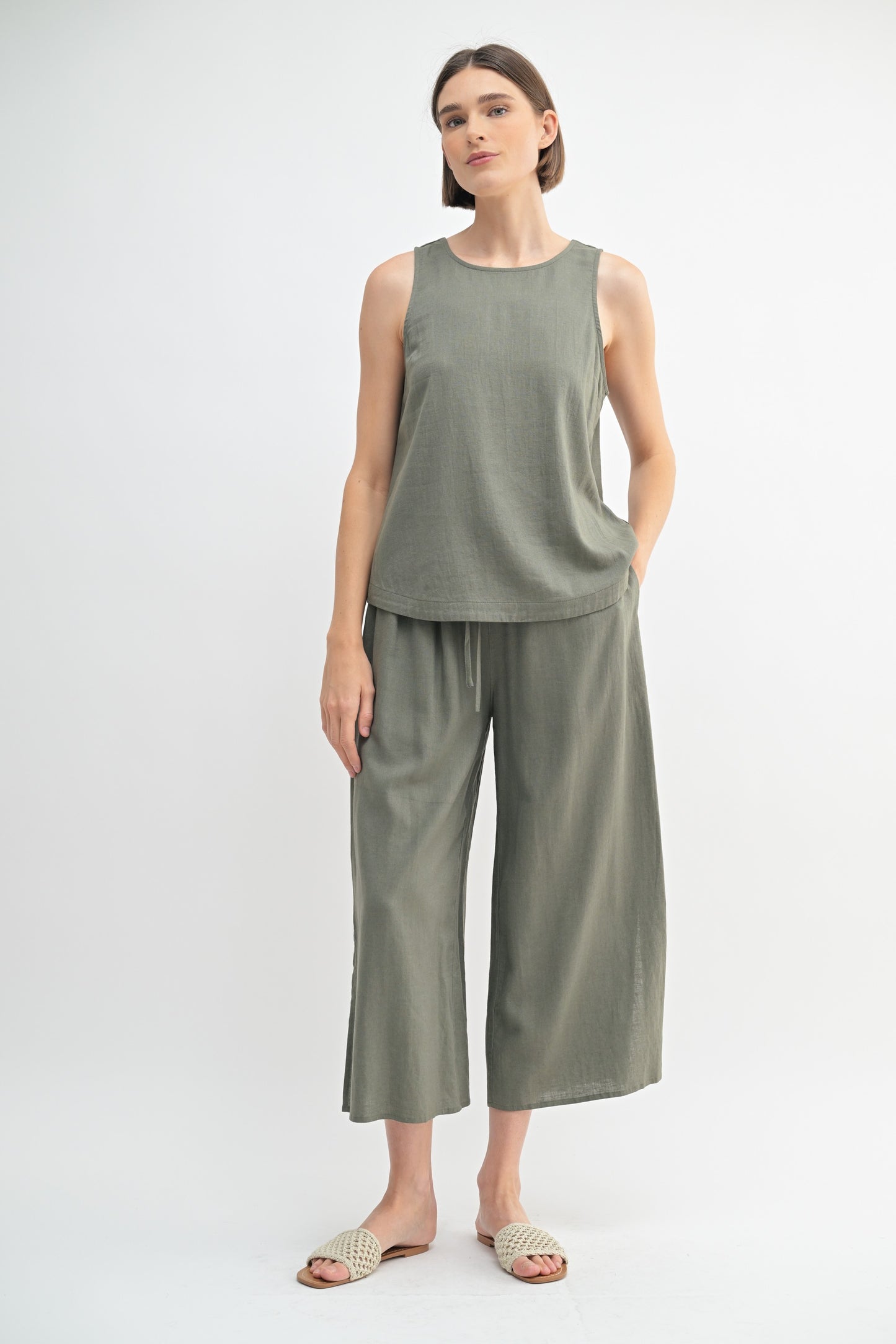 Linen Blend Pants