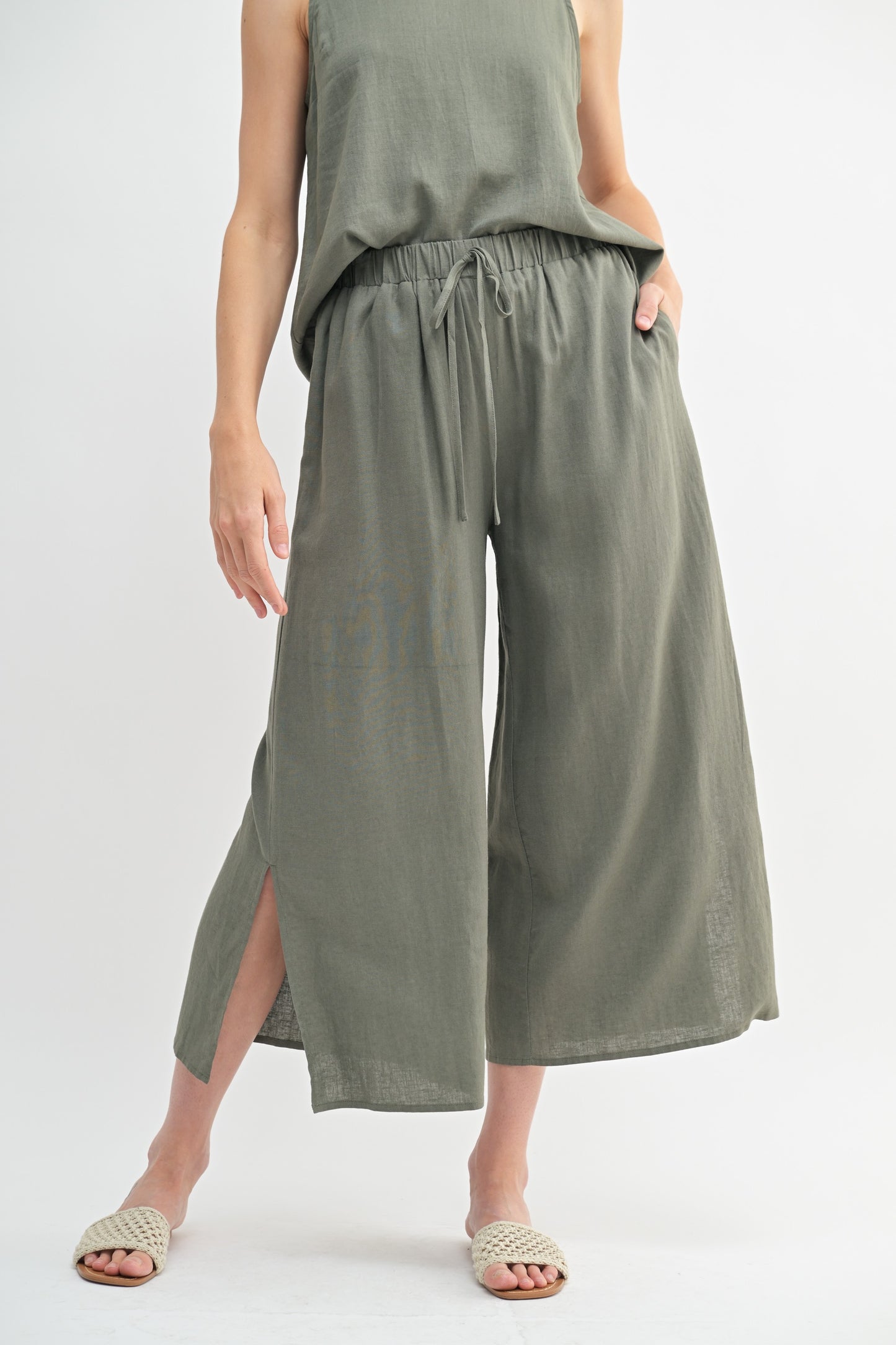 Linen Blend Pants