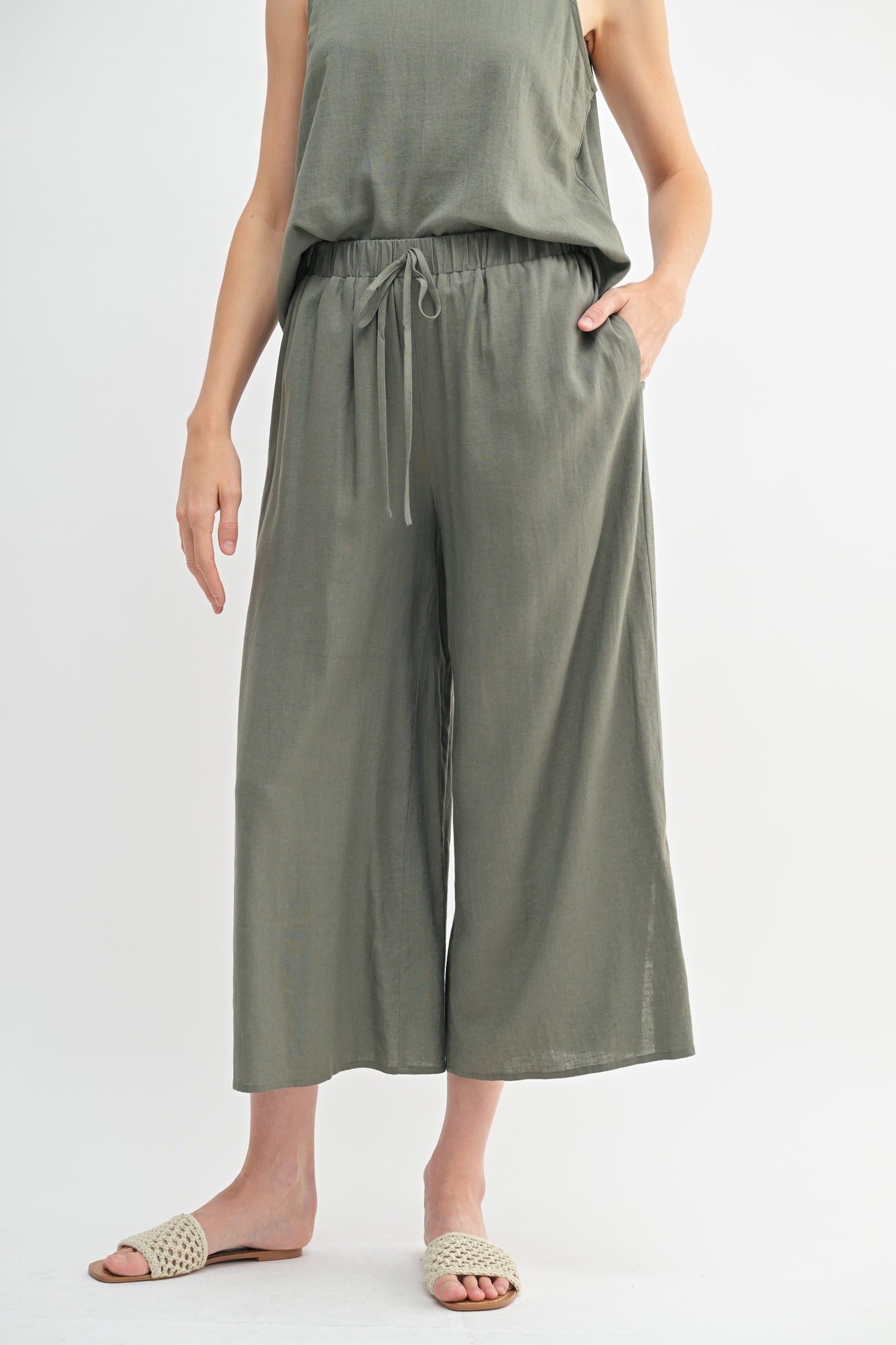 Linen Blend Pants