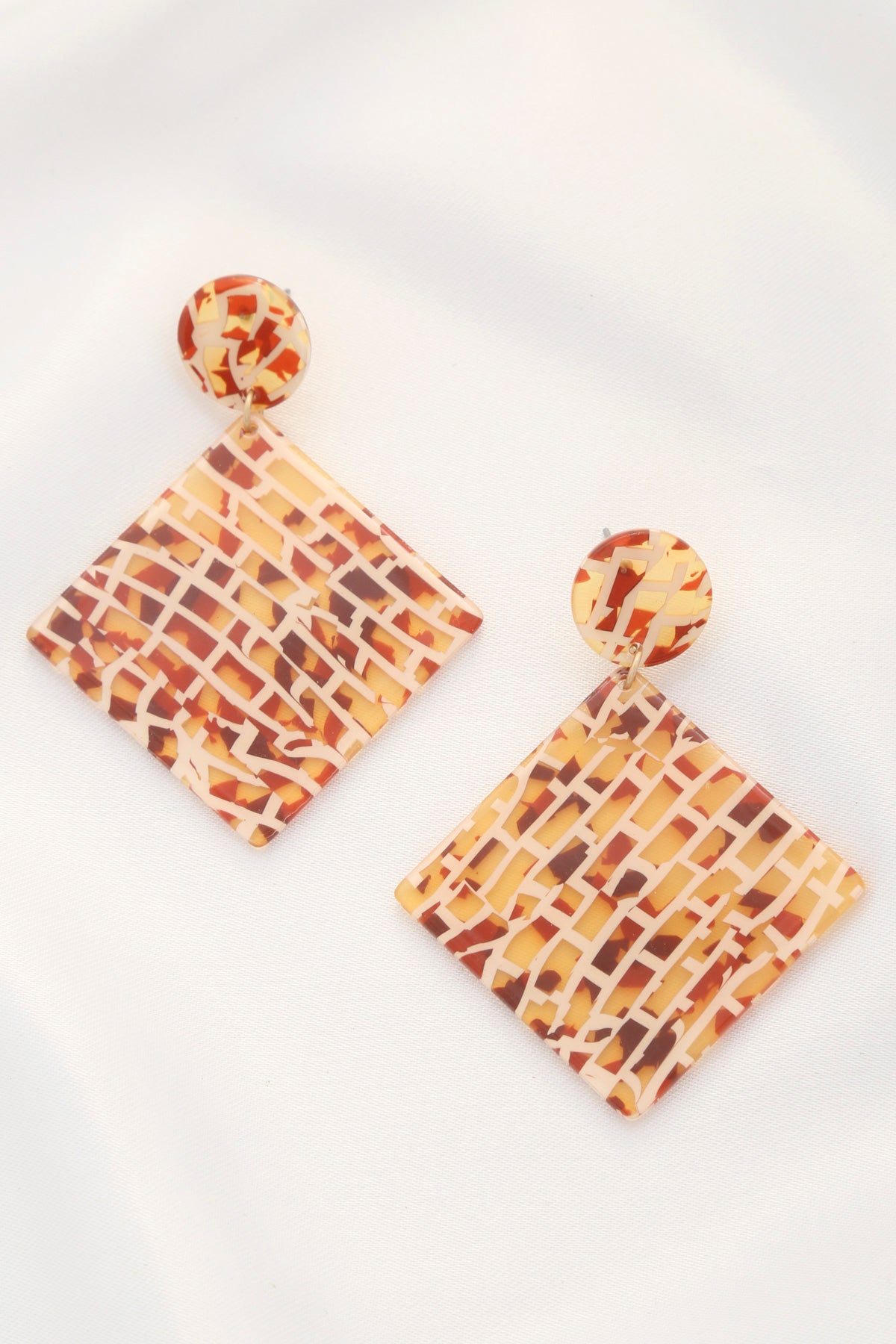 Ecetate Geometric Earrings