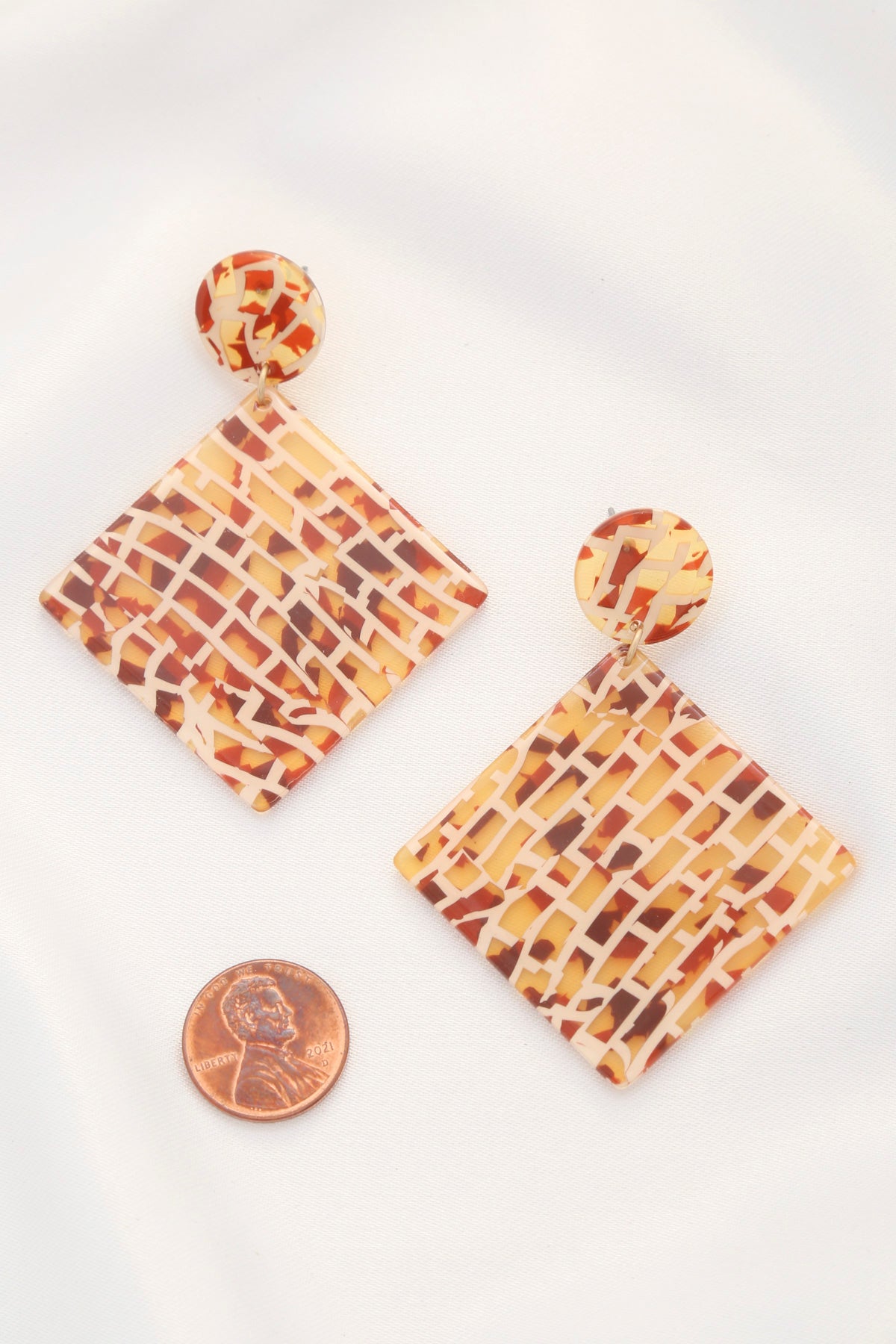 Ecetate Geometric Earrings