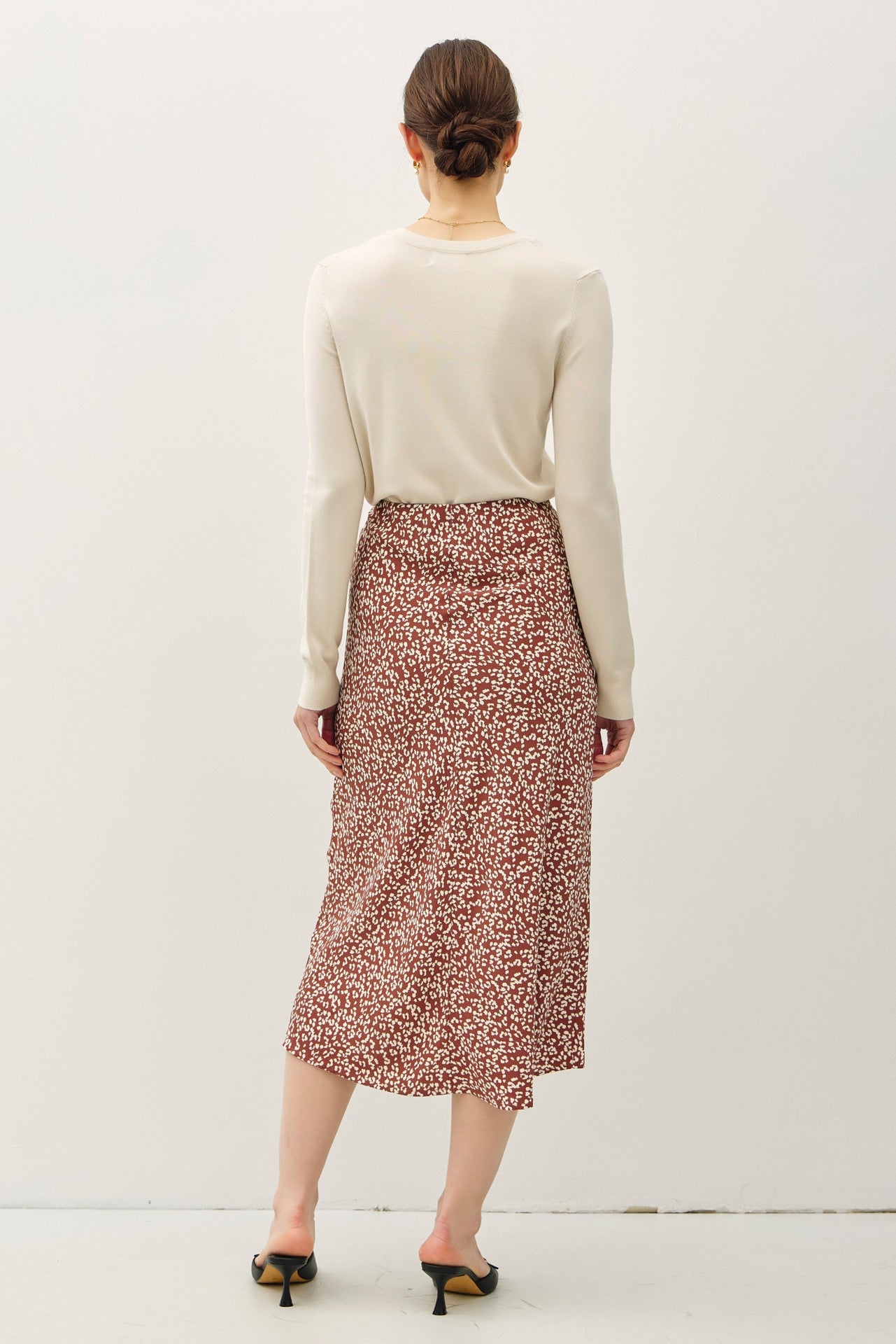 Leopard June Skirt in Mocha