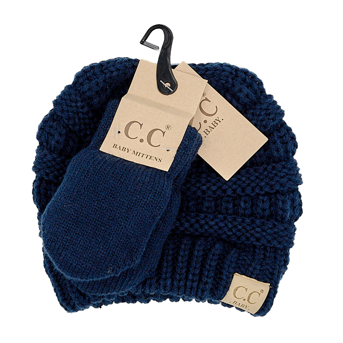 Baby Mit & Beanie Set