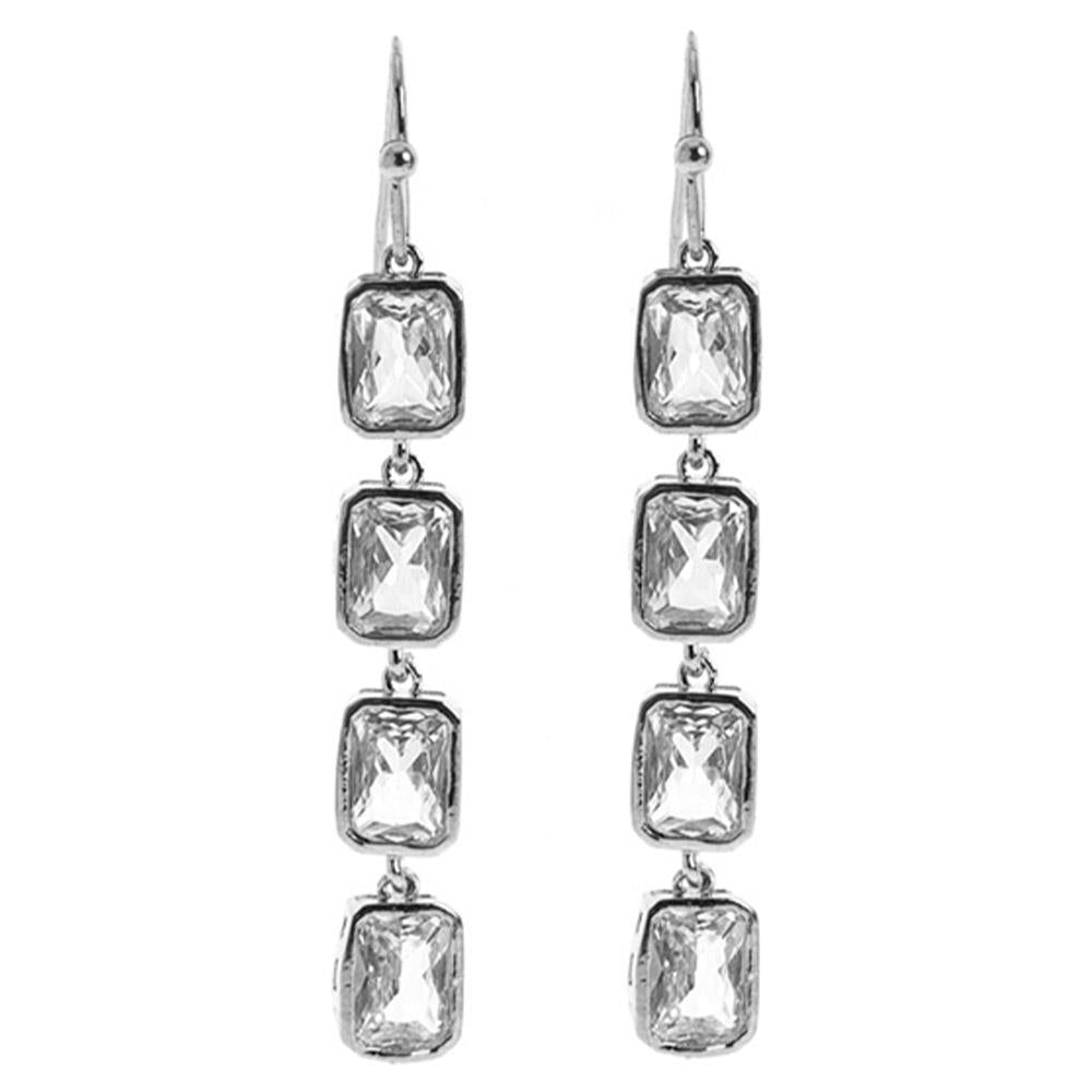 Rectangle 4 Drop Earring