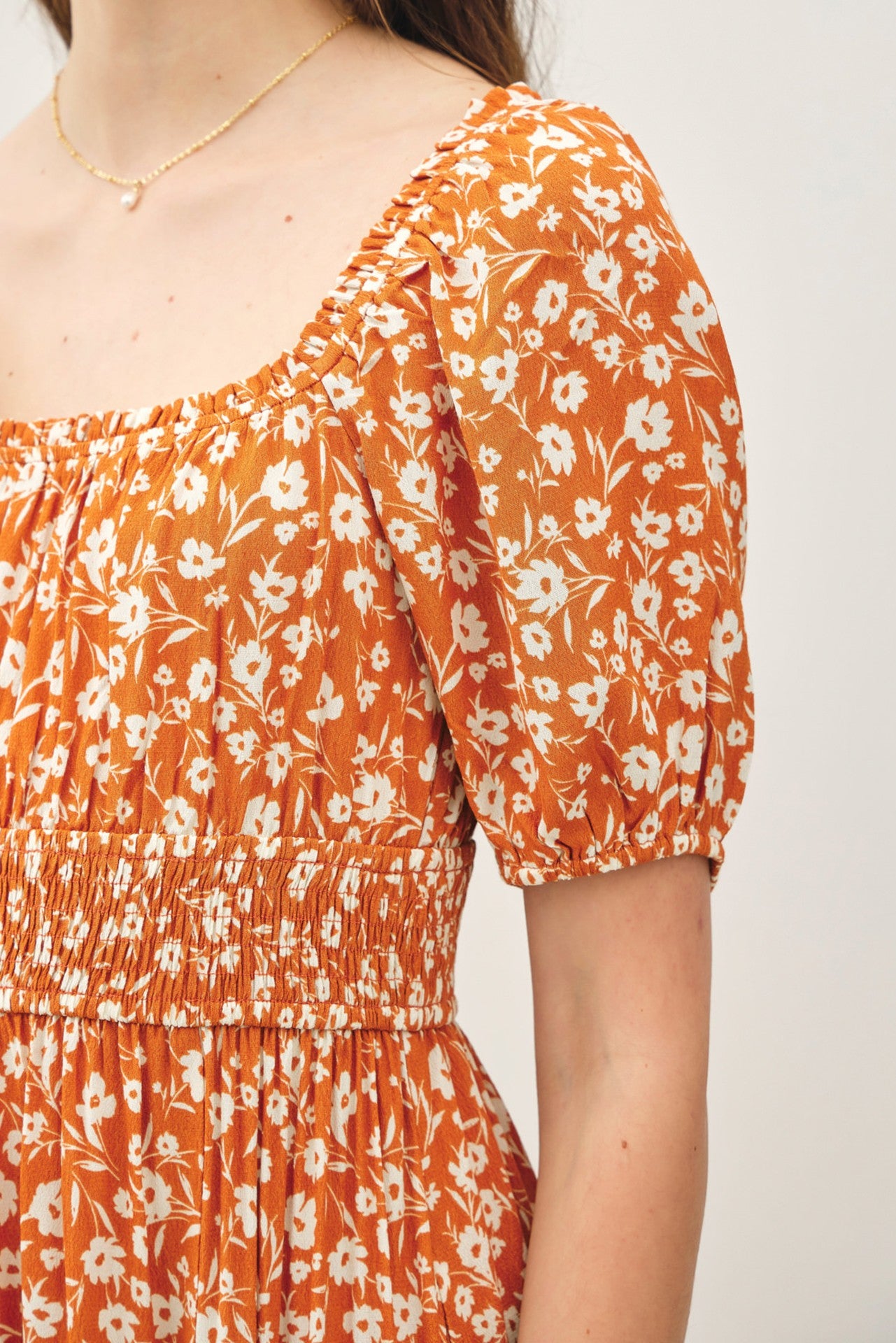Rust Floral Milkmade Dress
