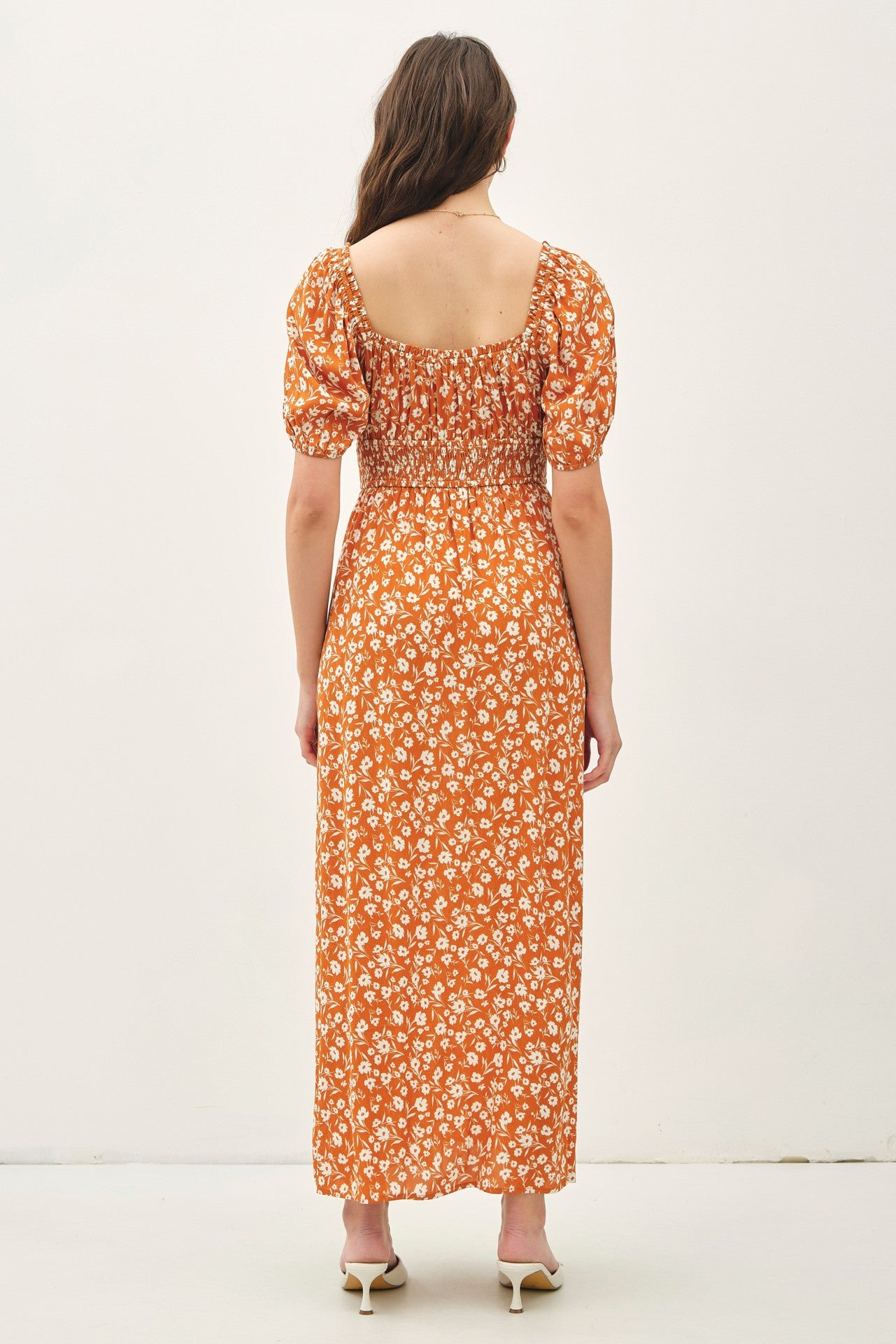 Rust Floral Milkmade Dress