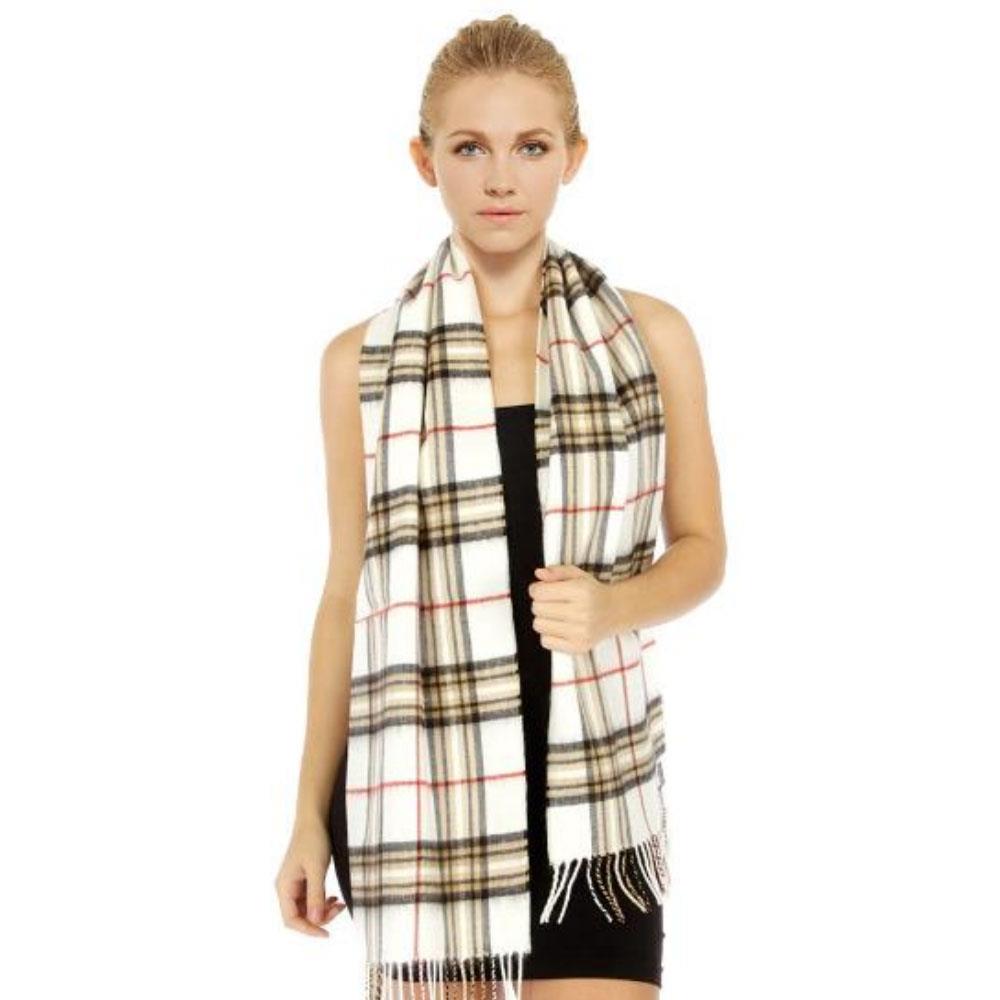 Plaid Checkered Scarf