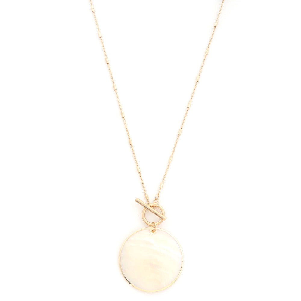 Oval Seashell Necklace