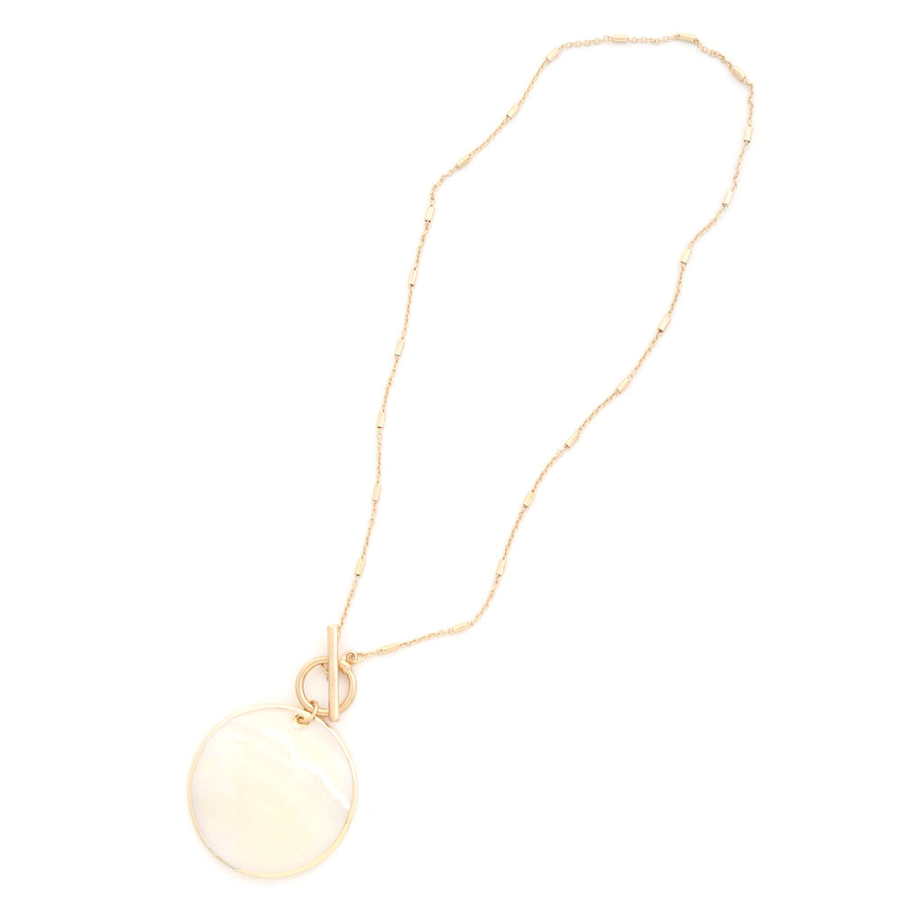 Oval Seashell Necklace