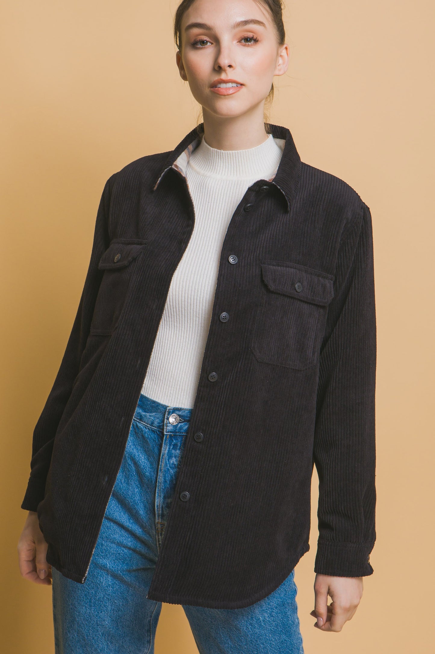 Corduroy Reversible Shacket