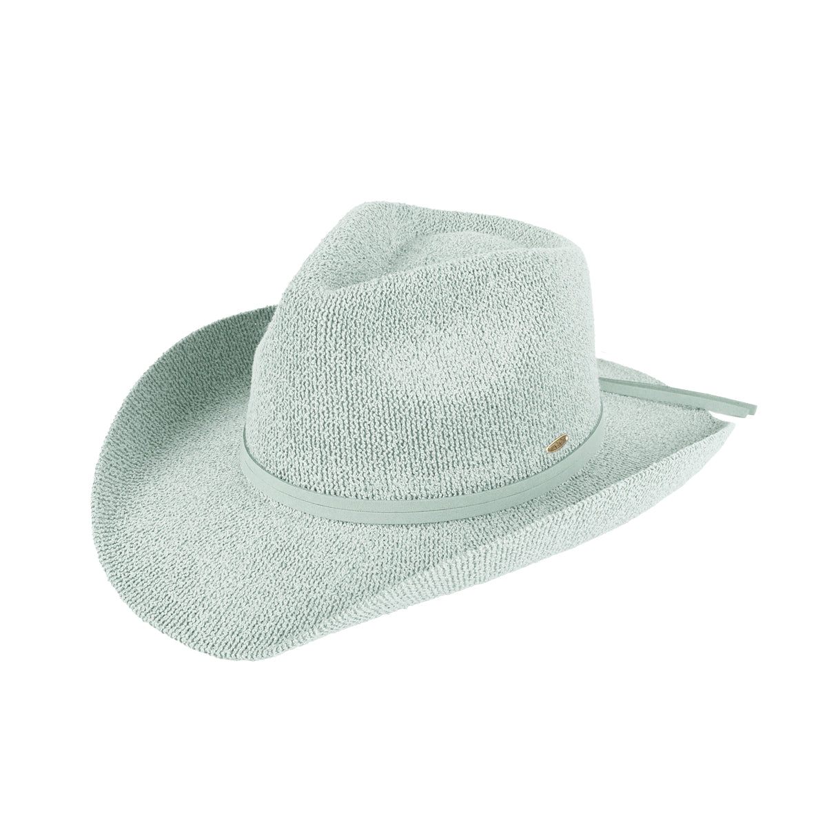 C.C. Terry Cloth Cowboy Hat in Sage