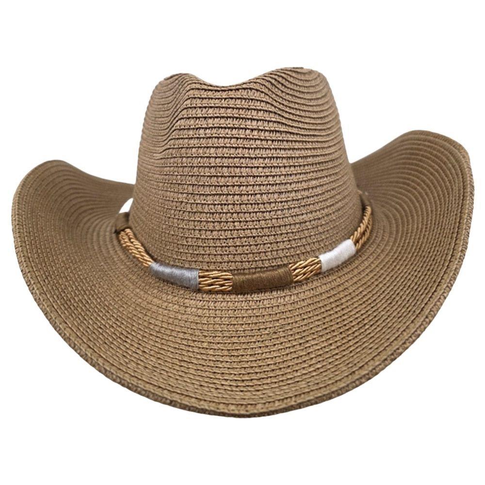 Wide Brim Straw Sun Hat