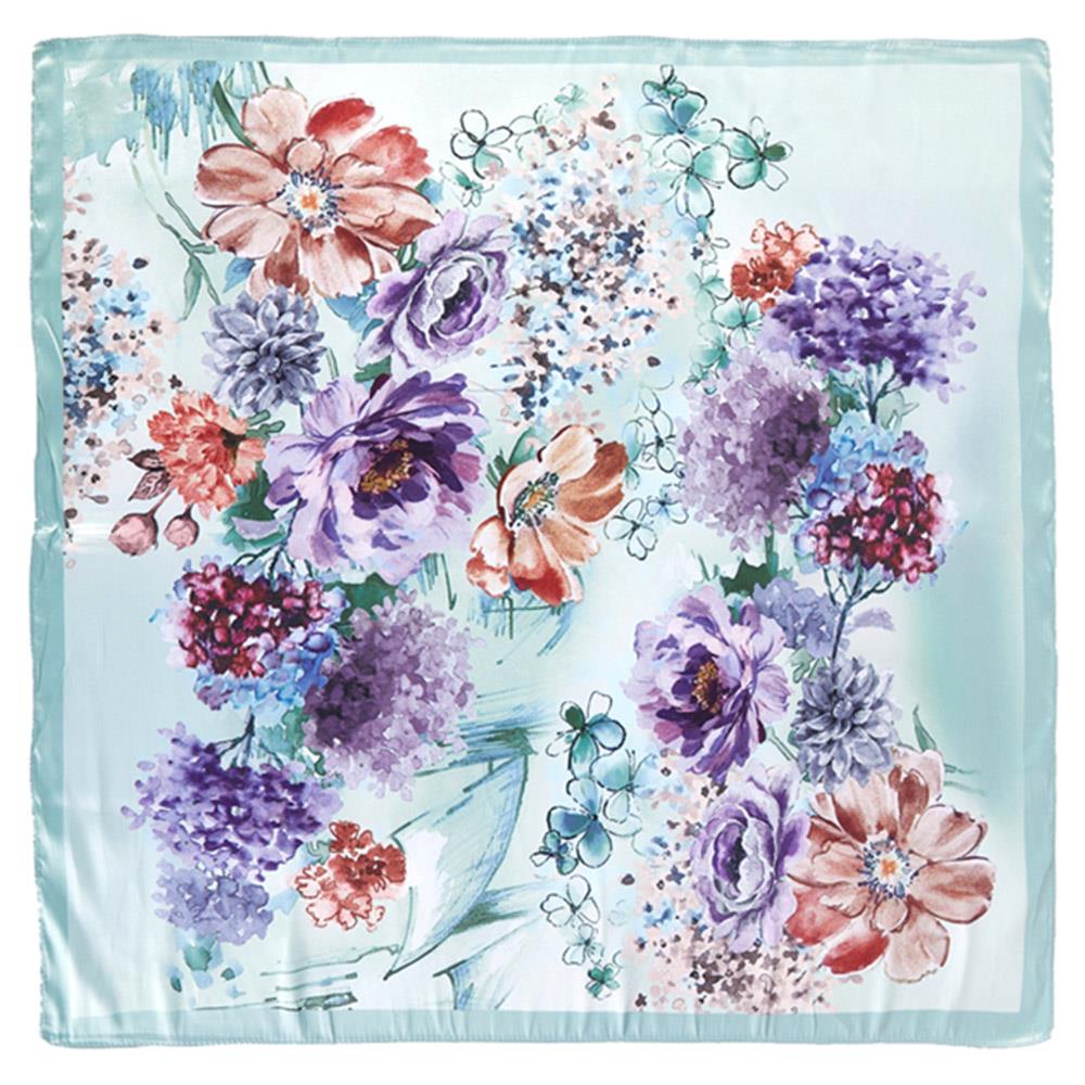 Flower Print Bandana Scarf