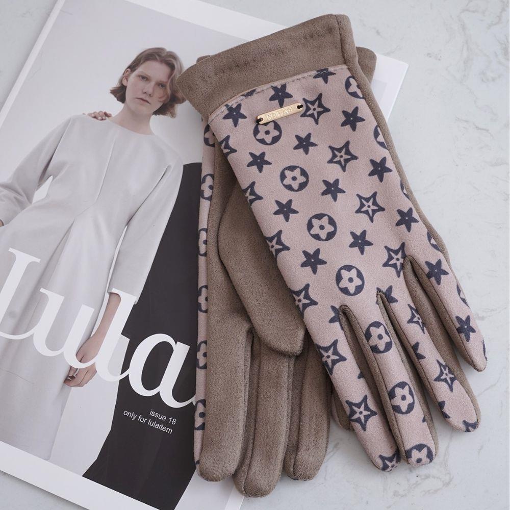 Monogram Star Gloves