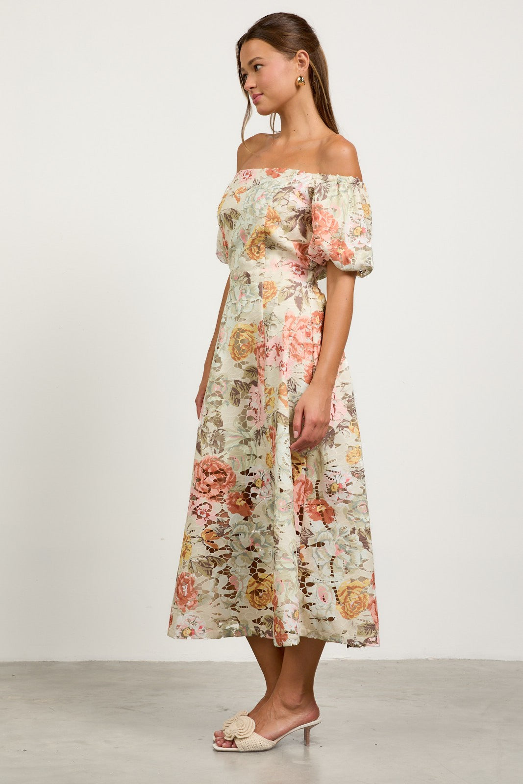 The Diana Crochet Lace Dress