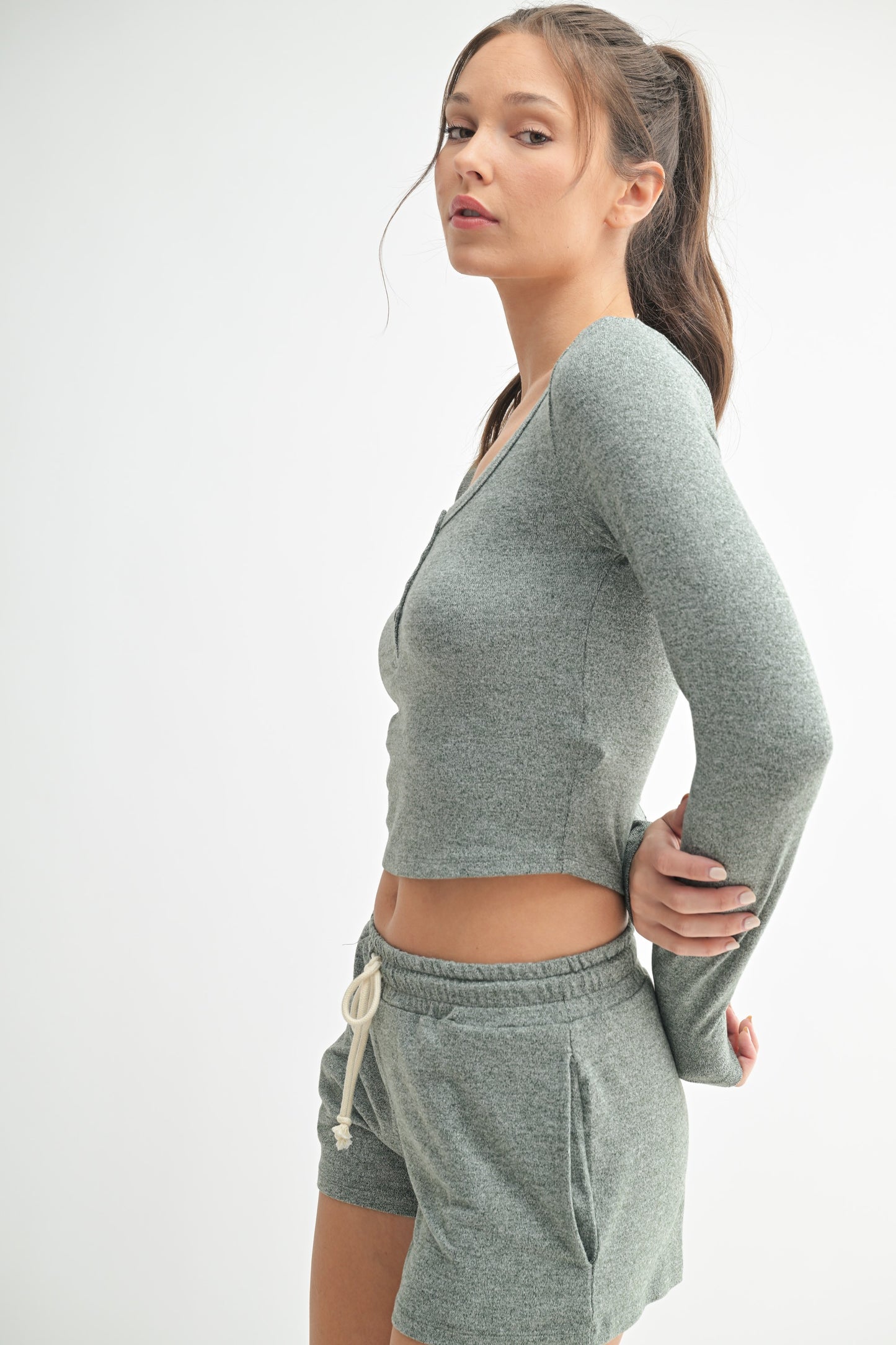 Brushed Hacci Top