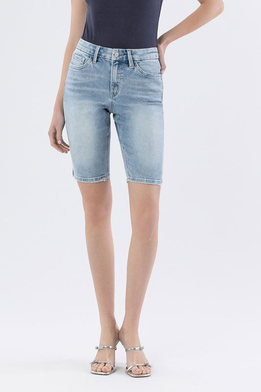High Rise Seamless Bermuda Shorts