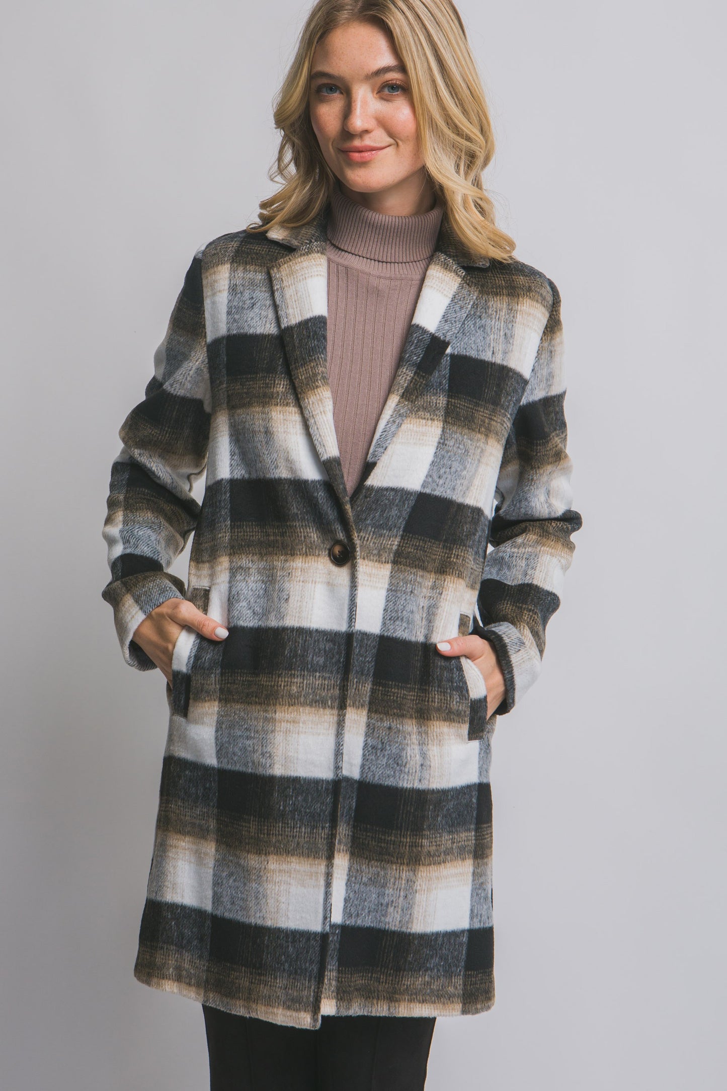 Plaid Coat