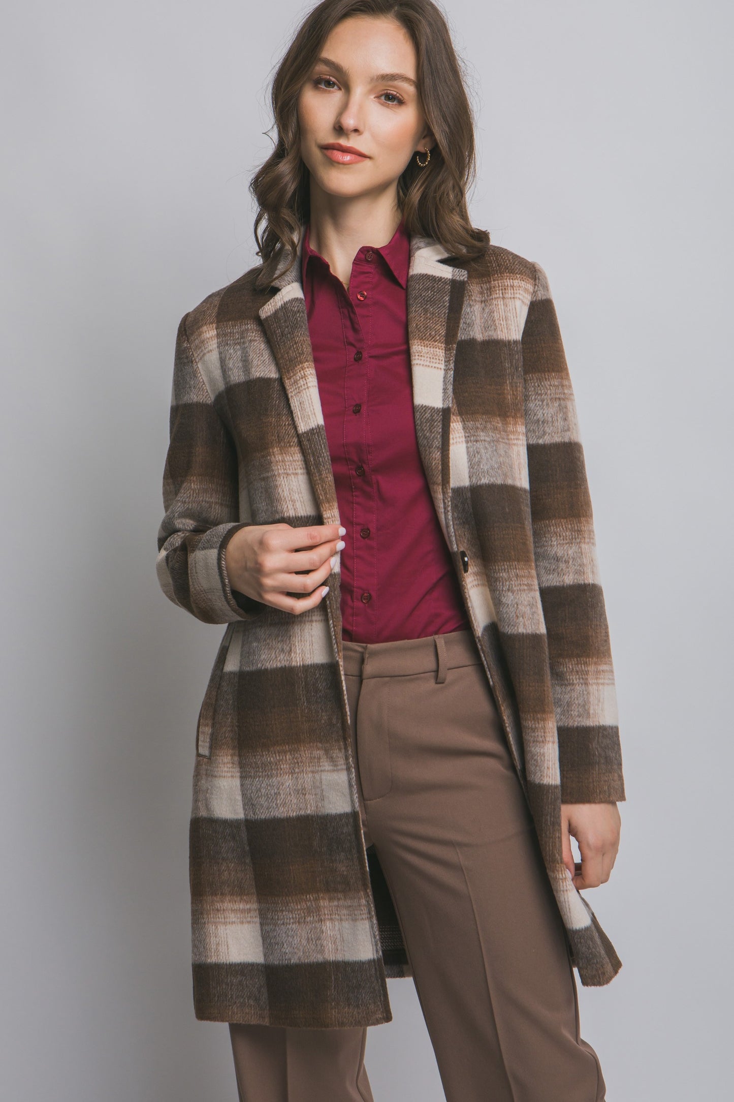 Plaid Coat