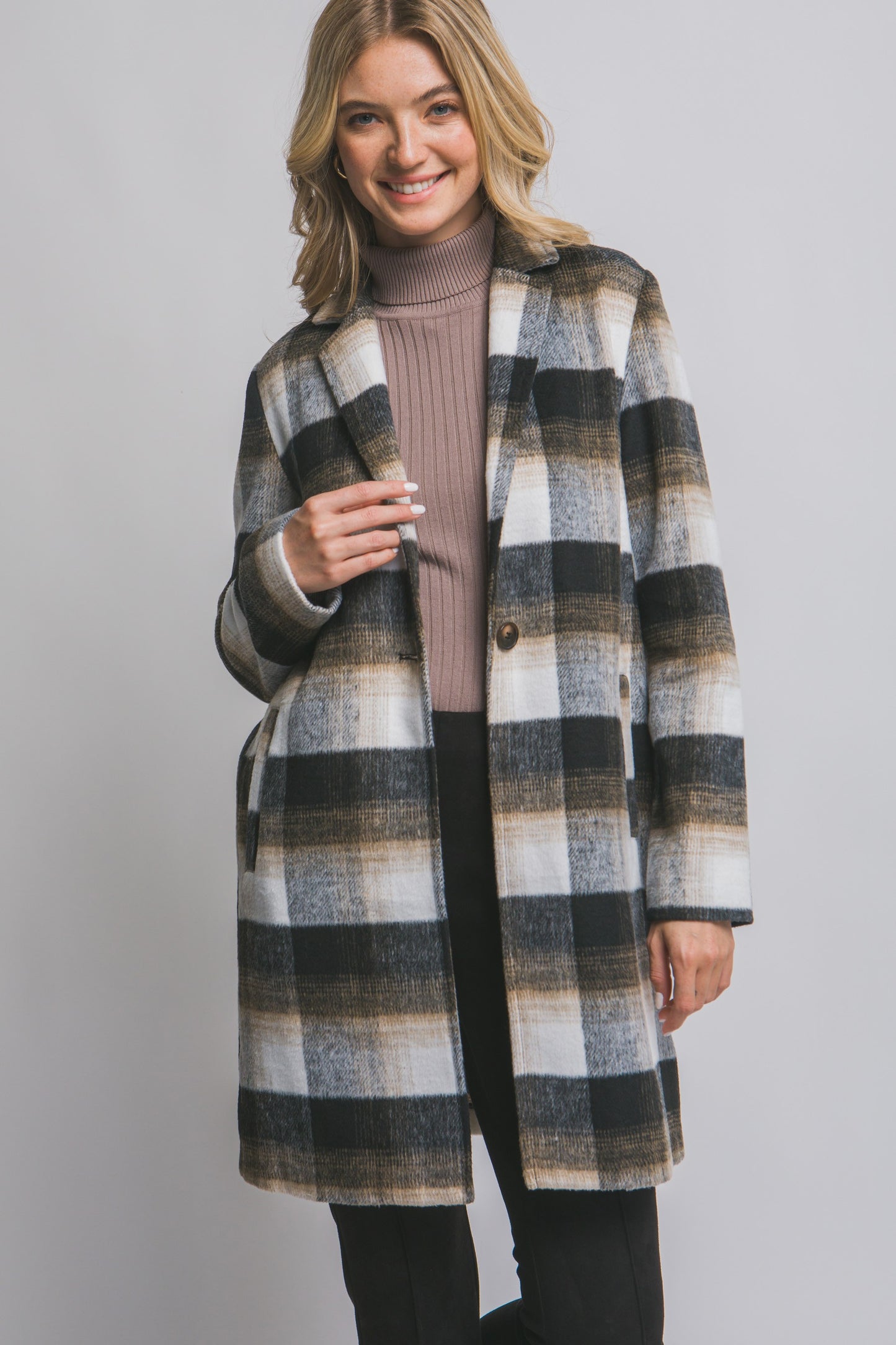Plaid Coat