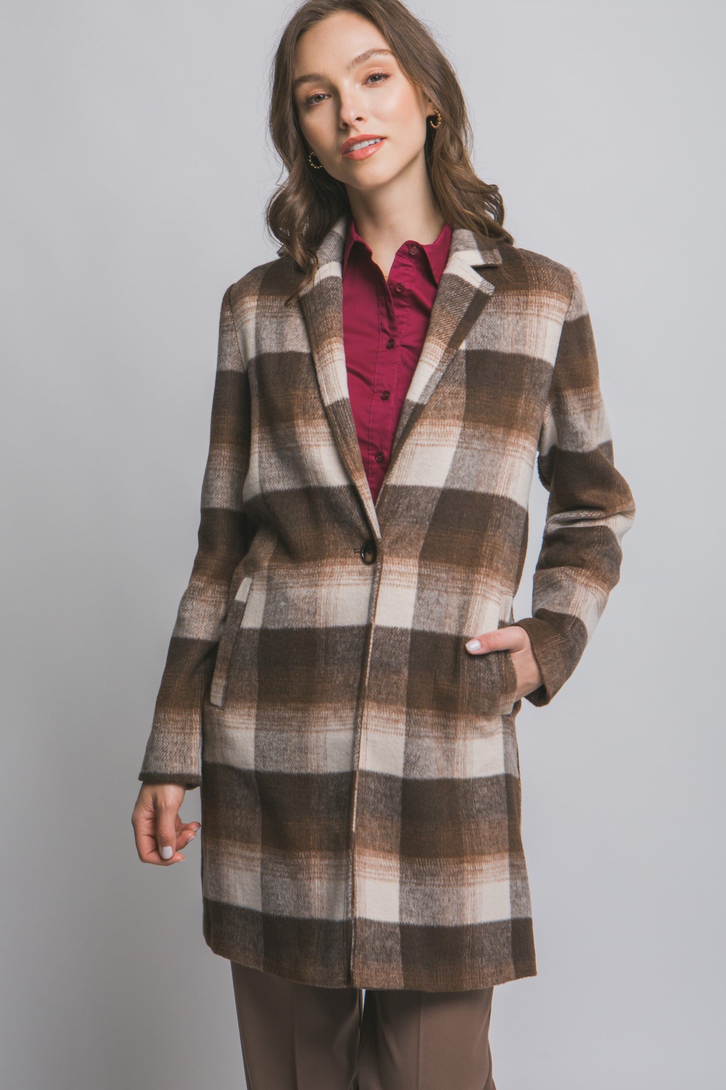 Plaid Coat