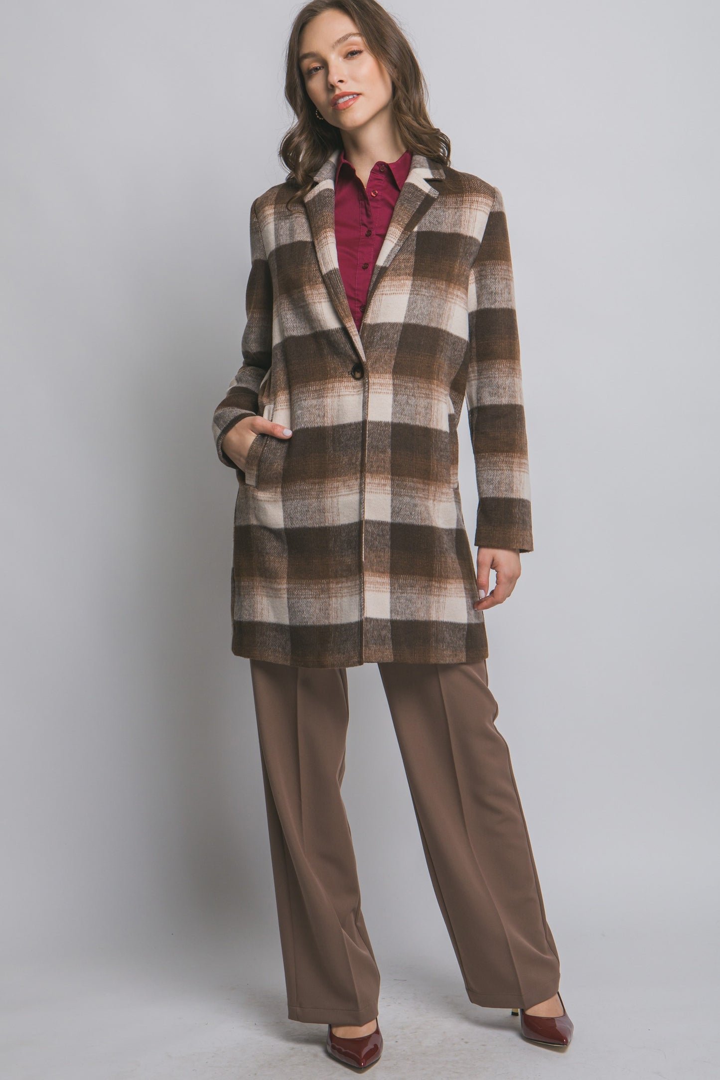 Plaid Coat