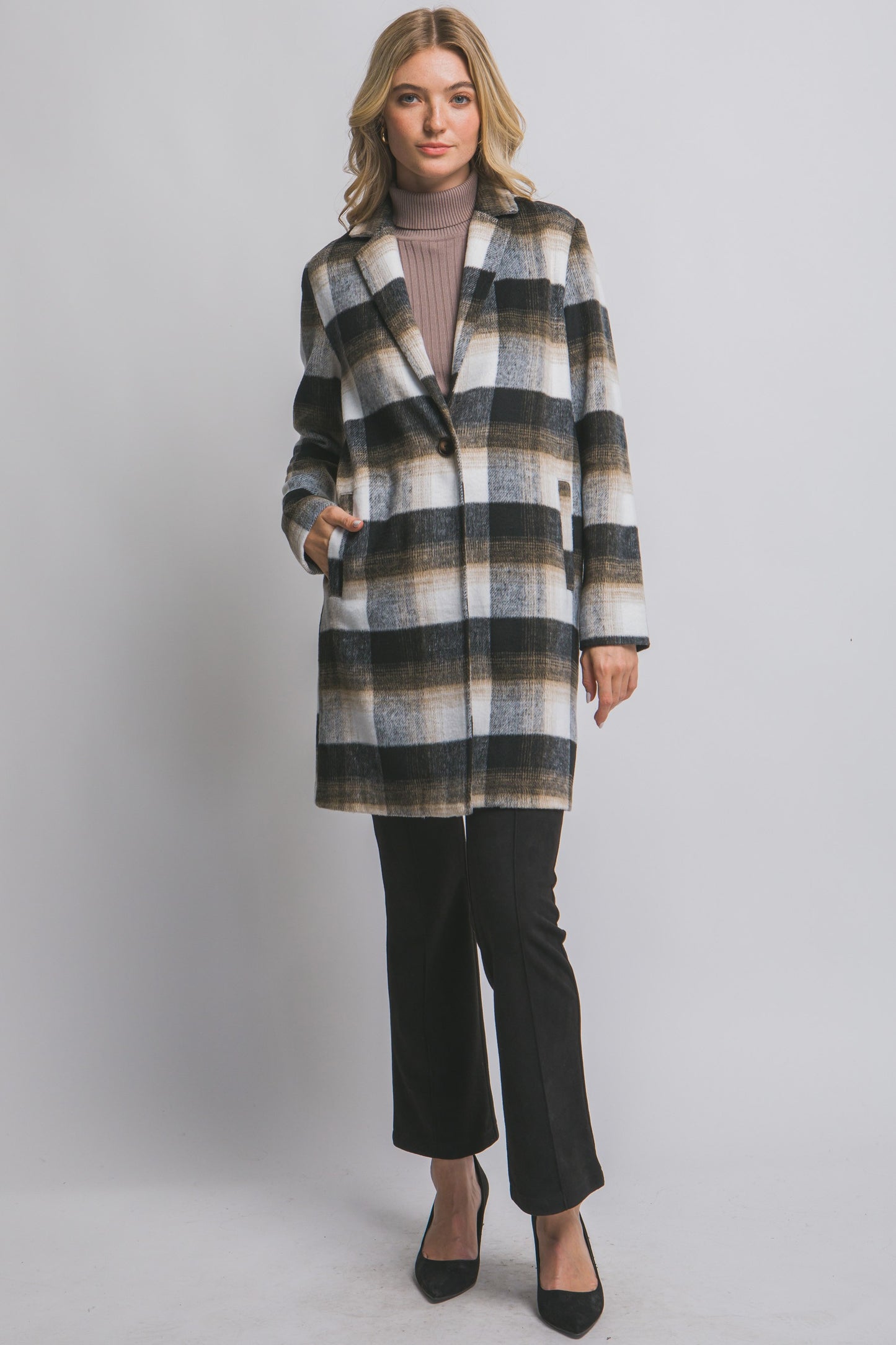 Plaid Coat
