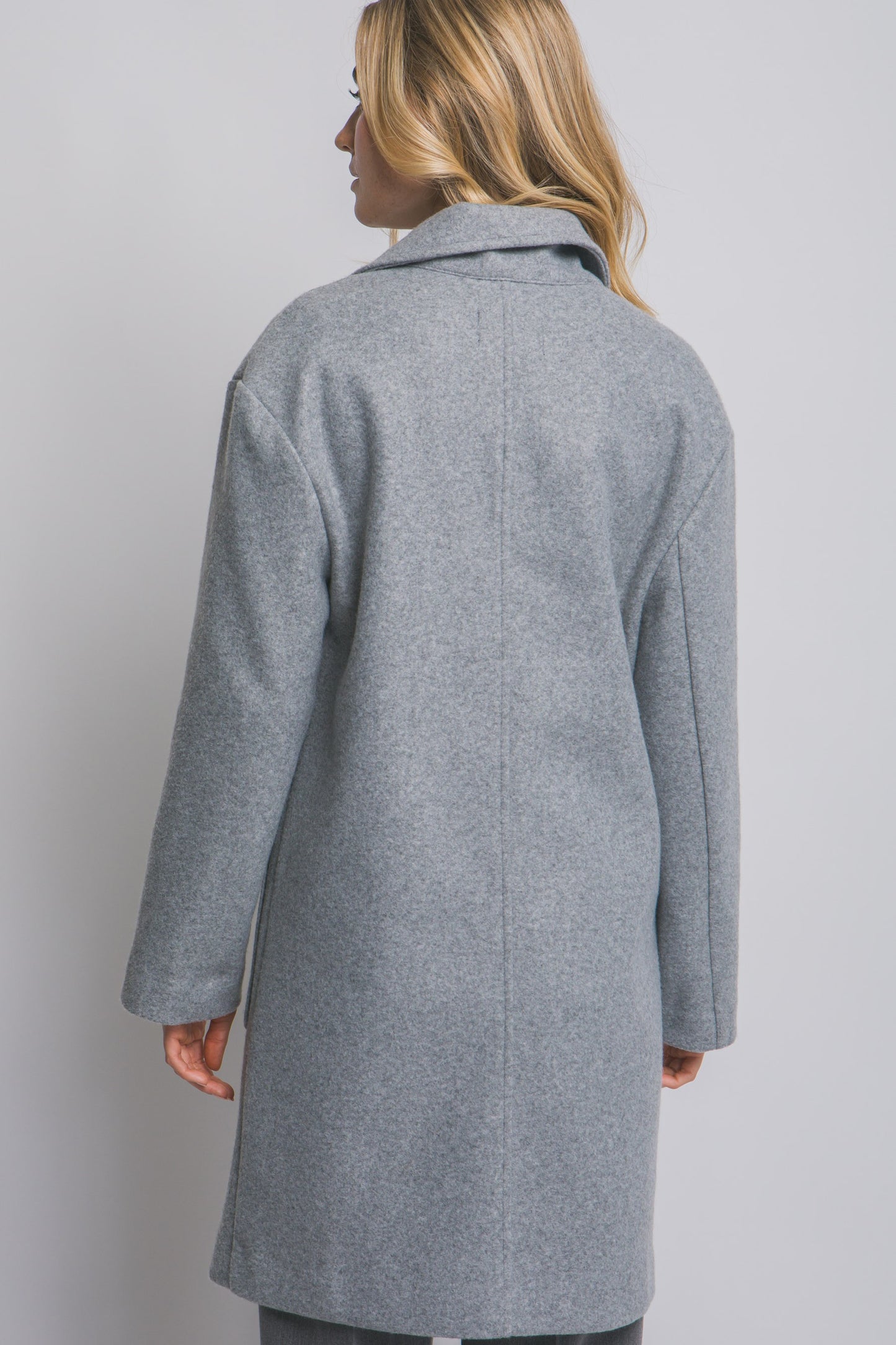 Mid Length Double Button Coat