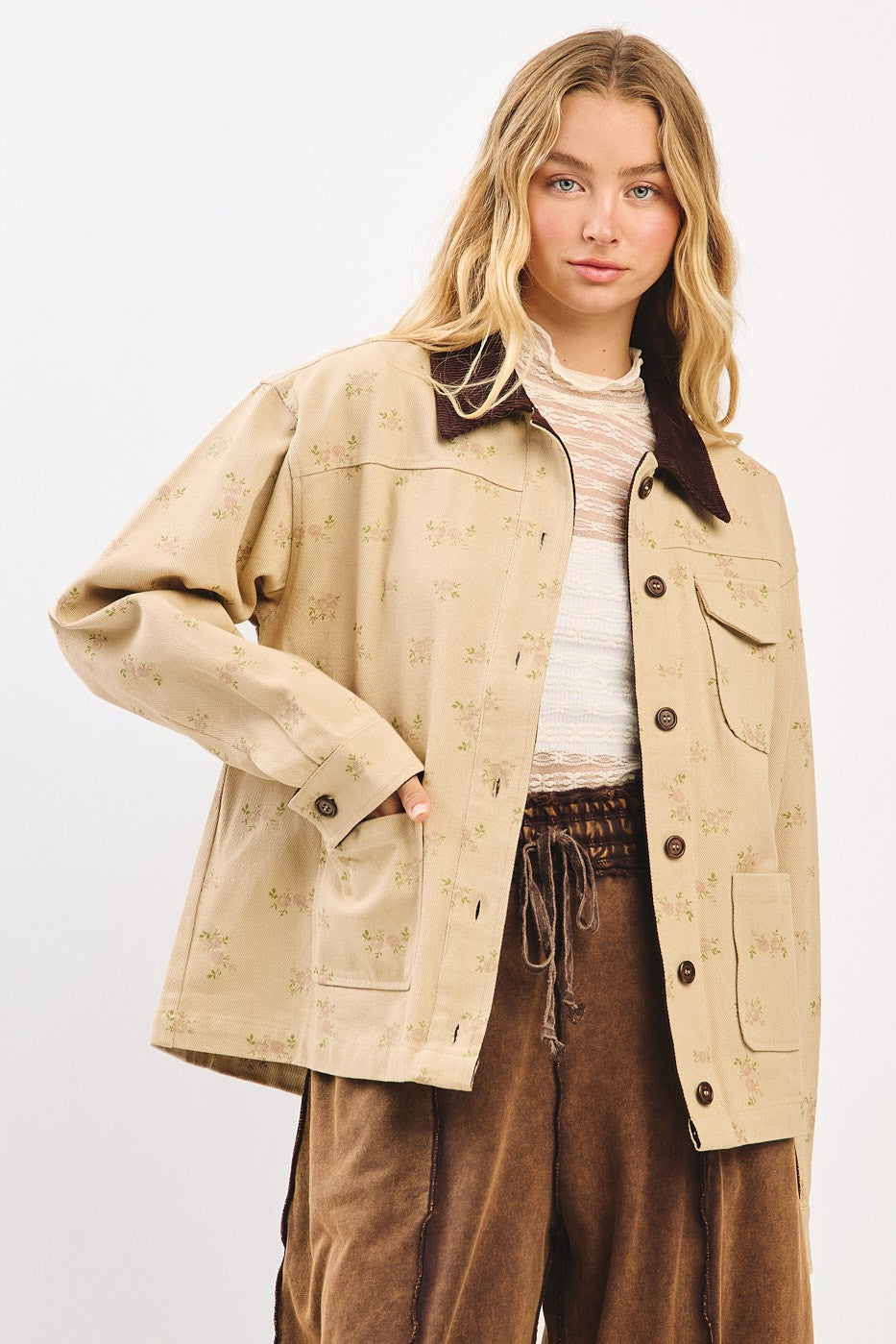 Floral Barn Jacket