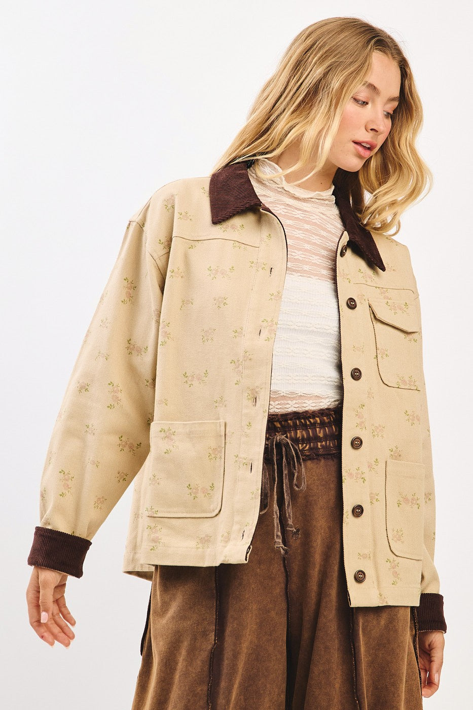 Floral Barn Jacket