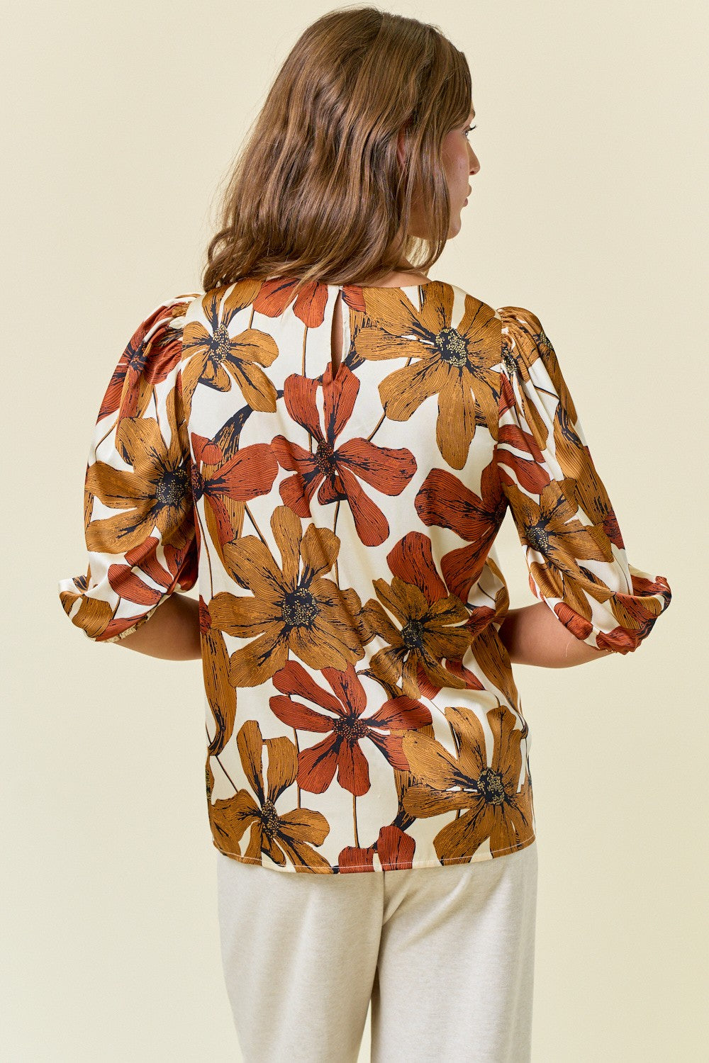 Bold Floral Blouse