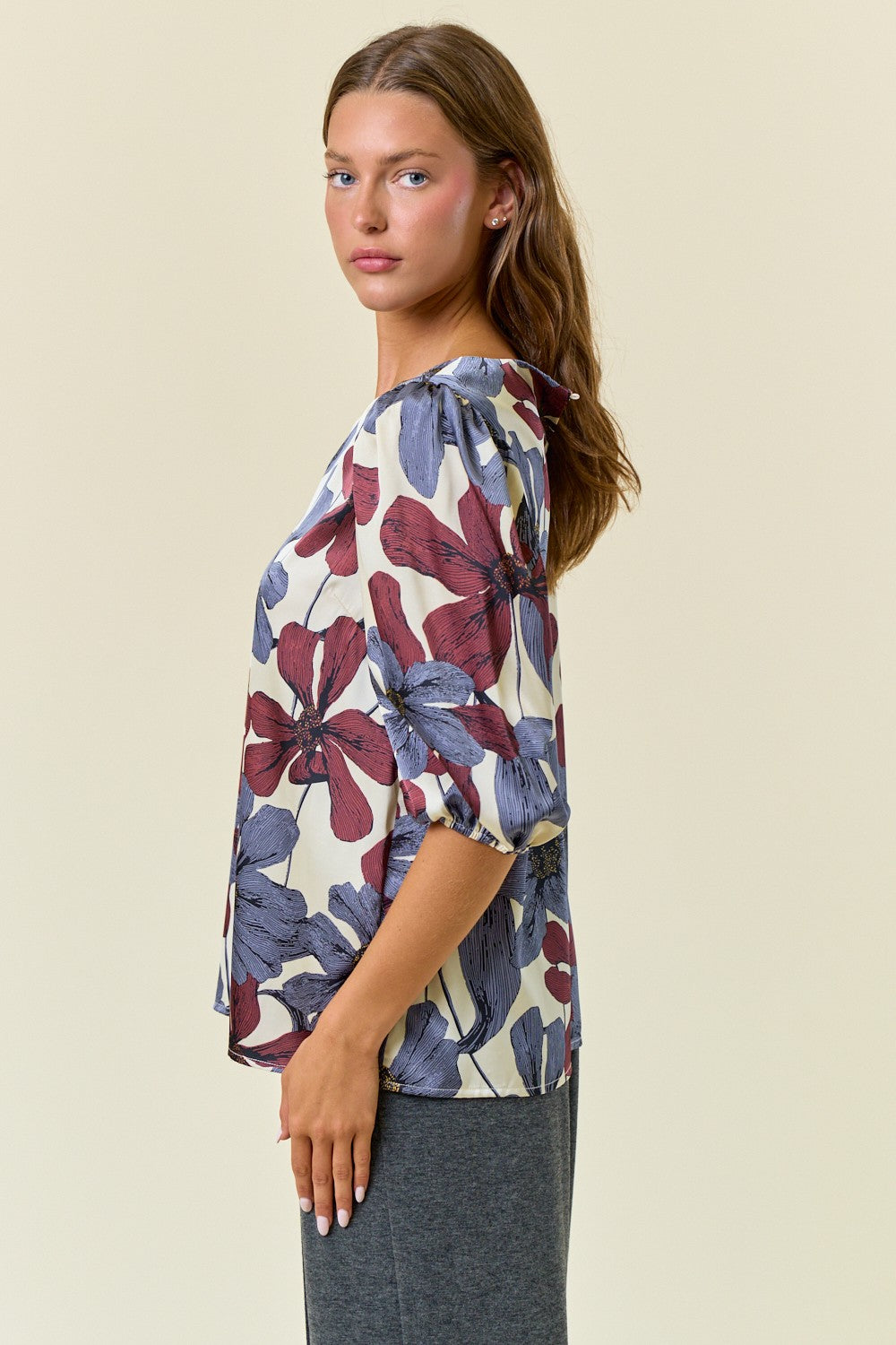 Bold Floral Blouse