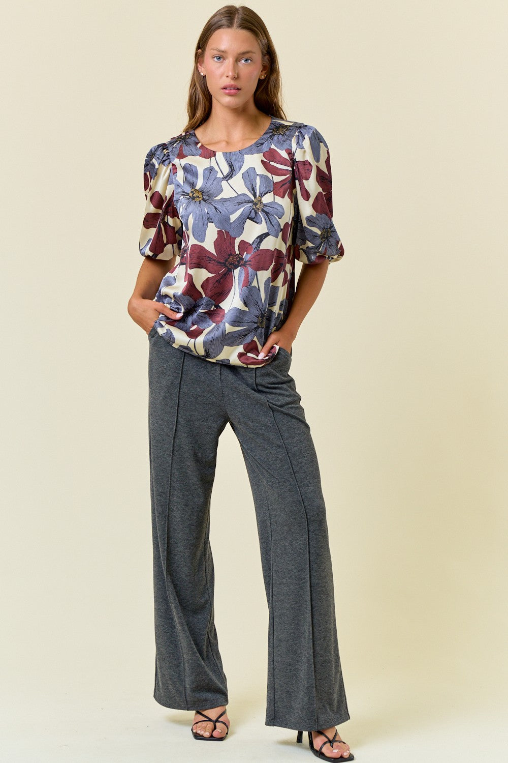 Bold Floral Blouse