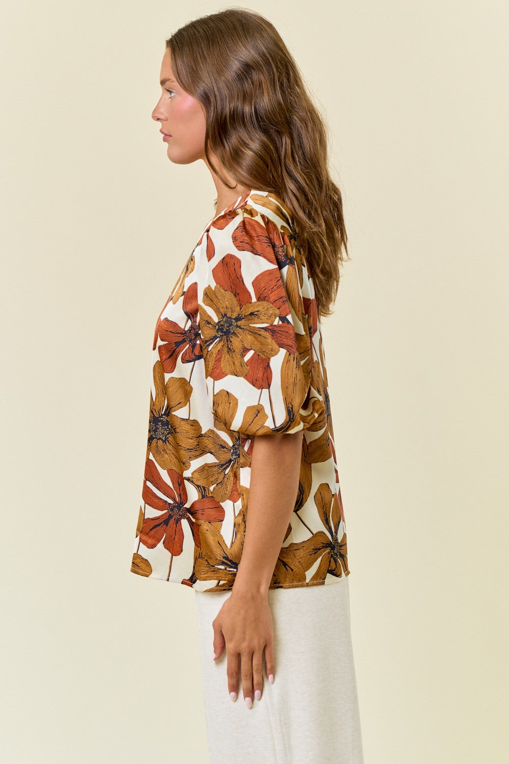 Bold Floral Blouse