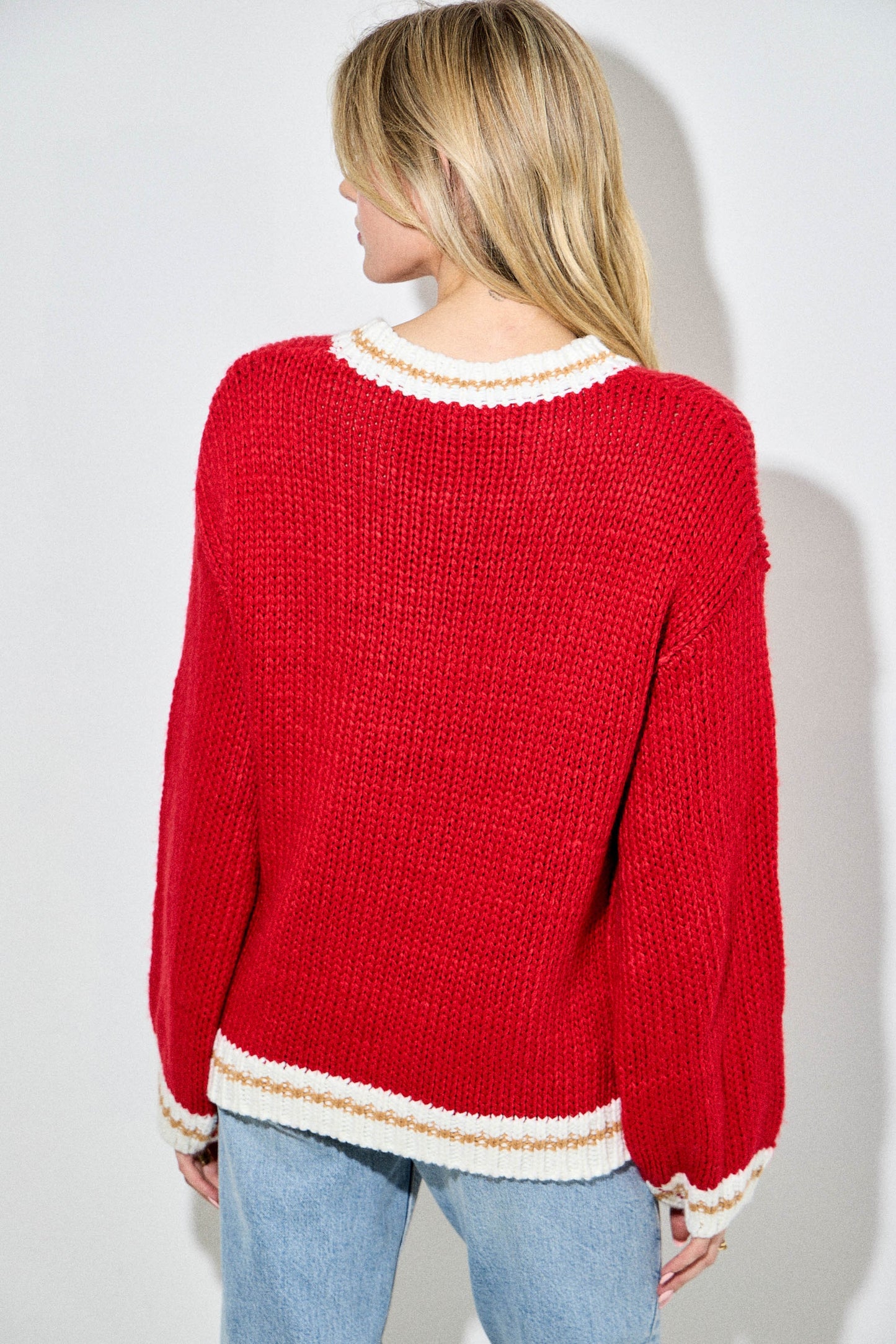 MERRY Sweater in Red