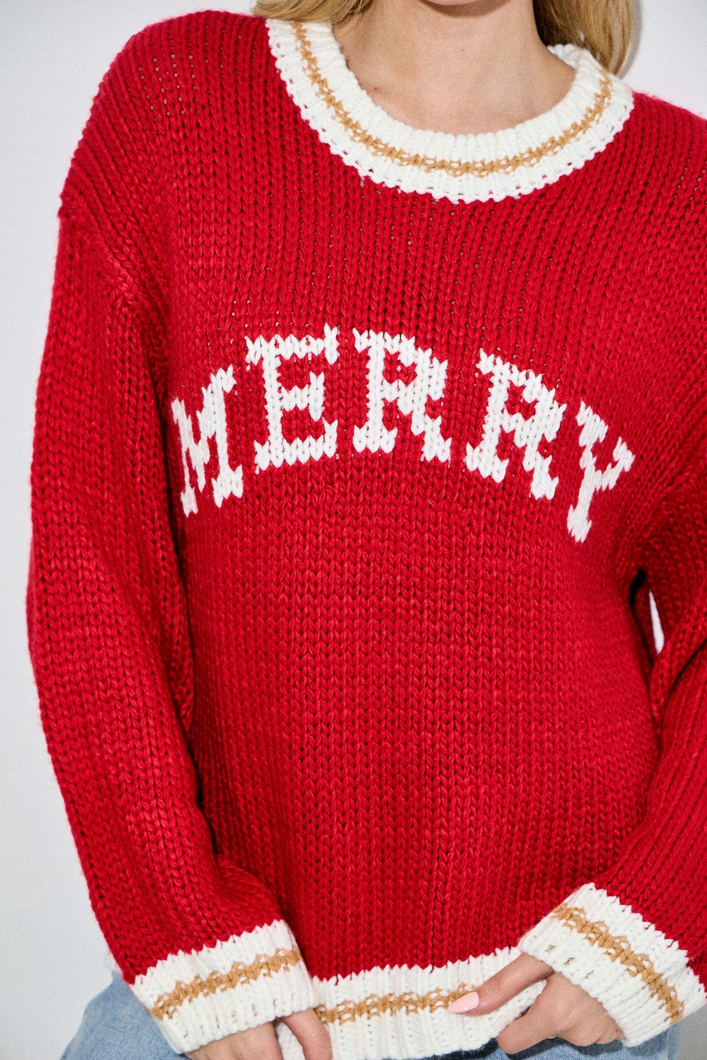 MERRY Sweater in Red