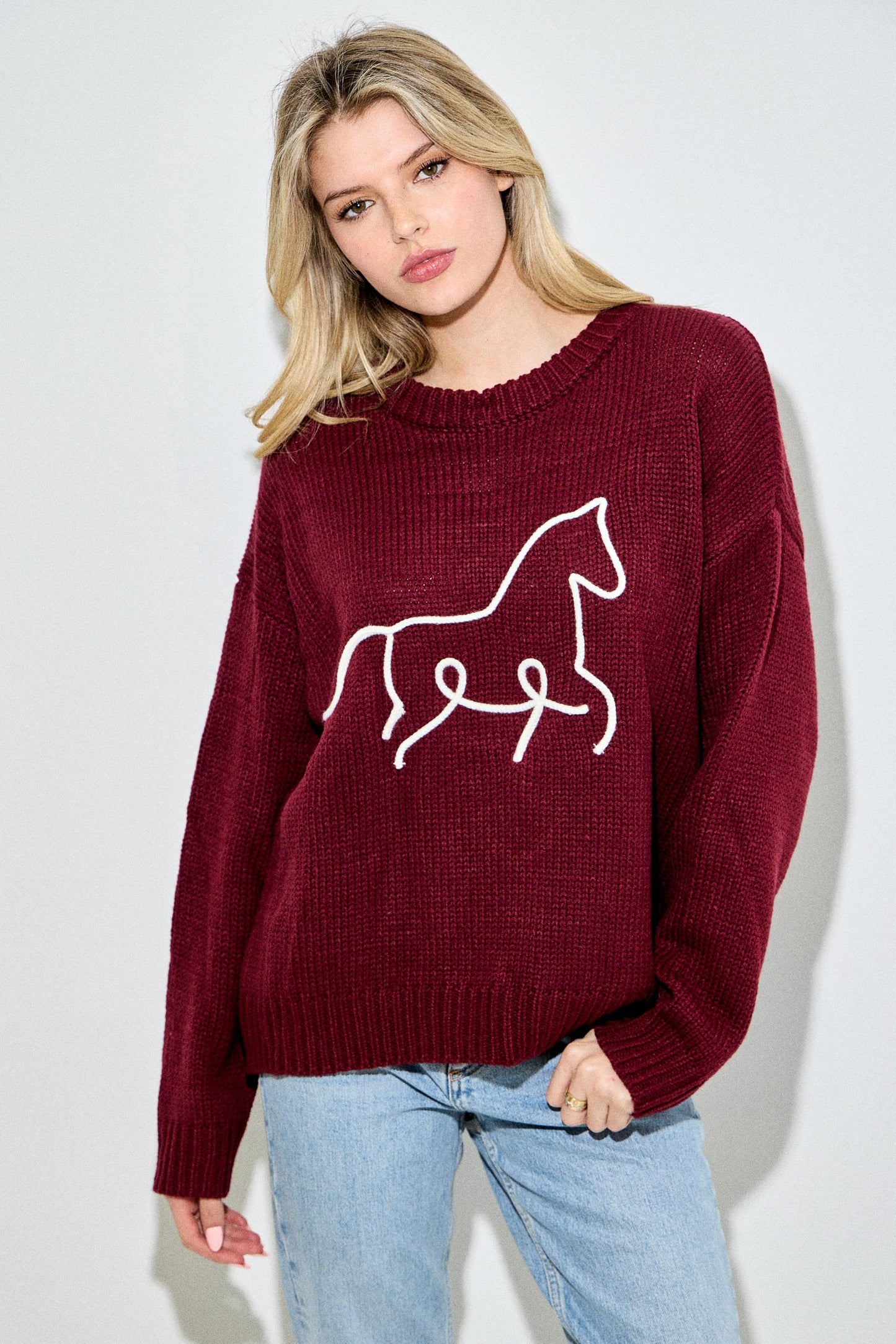 3D Horse Sweater