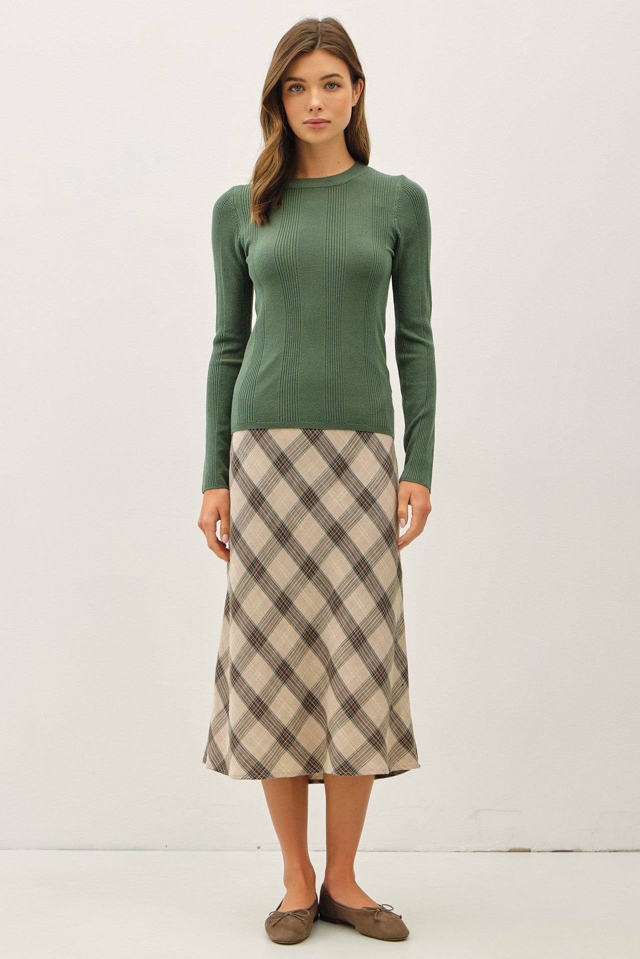 Ribbed Long Sleeve Top