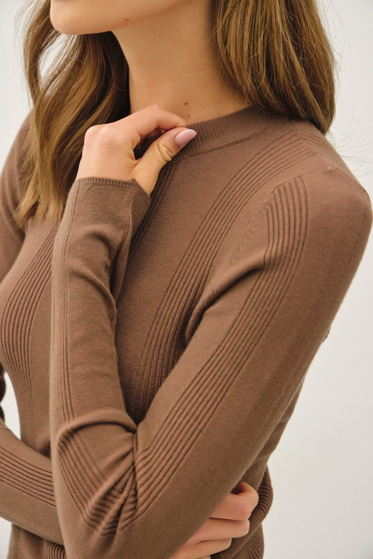 Ribbed Long Sleeve Top