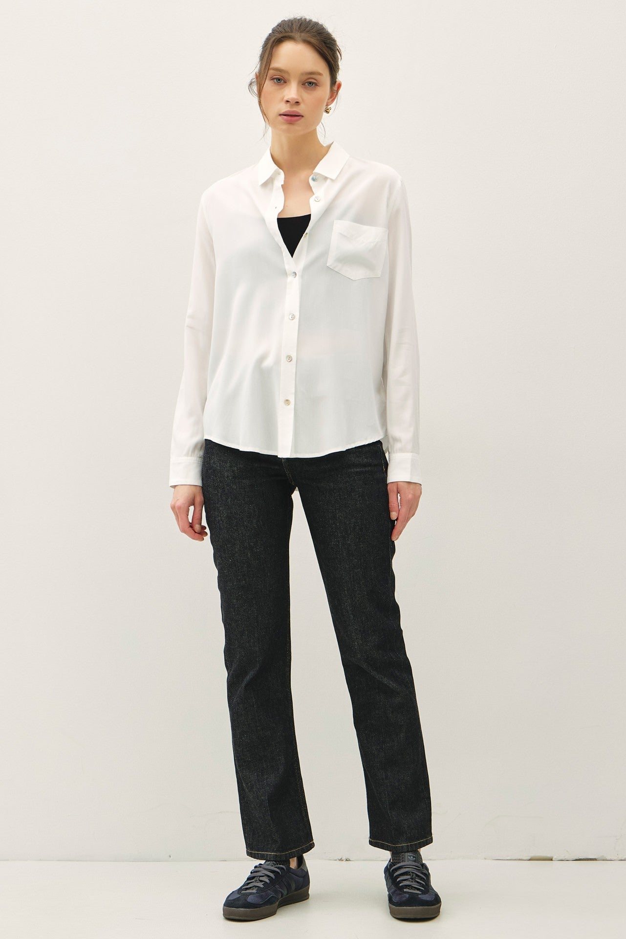 White Collard Shirt