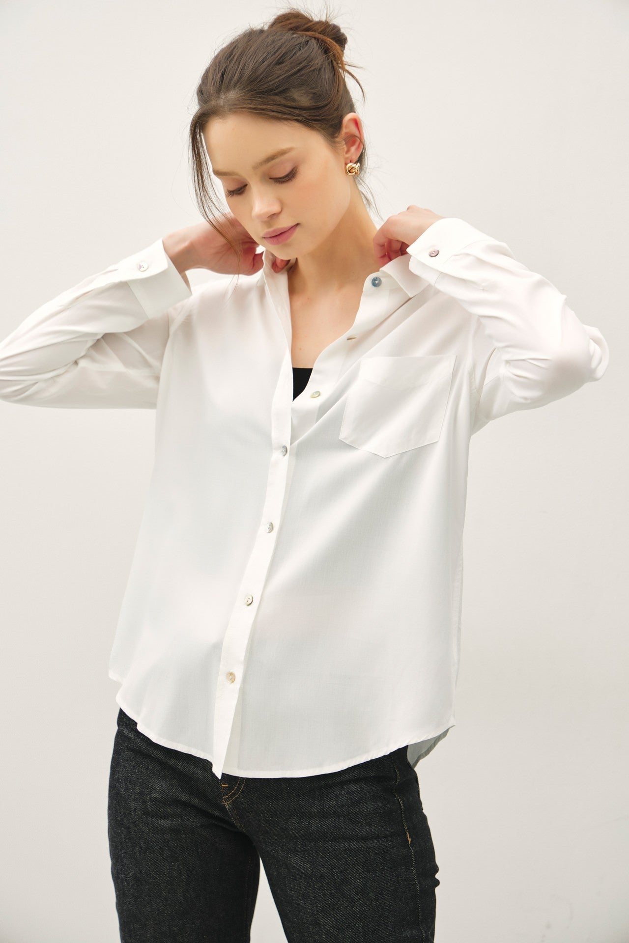 White Collard Shirt