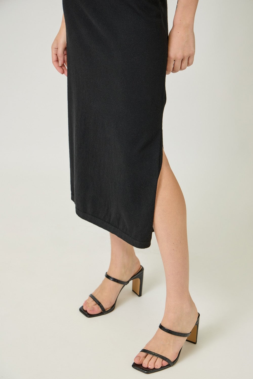 Sleeveless Sweater Dress