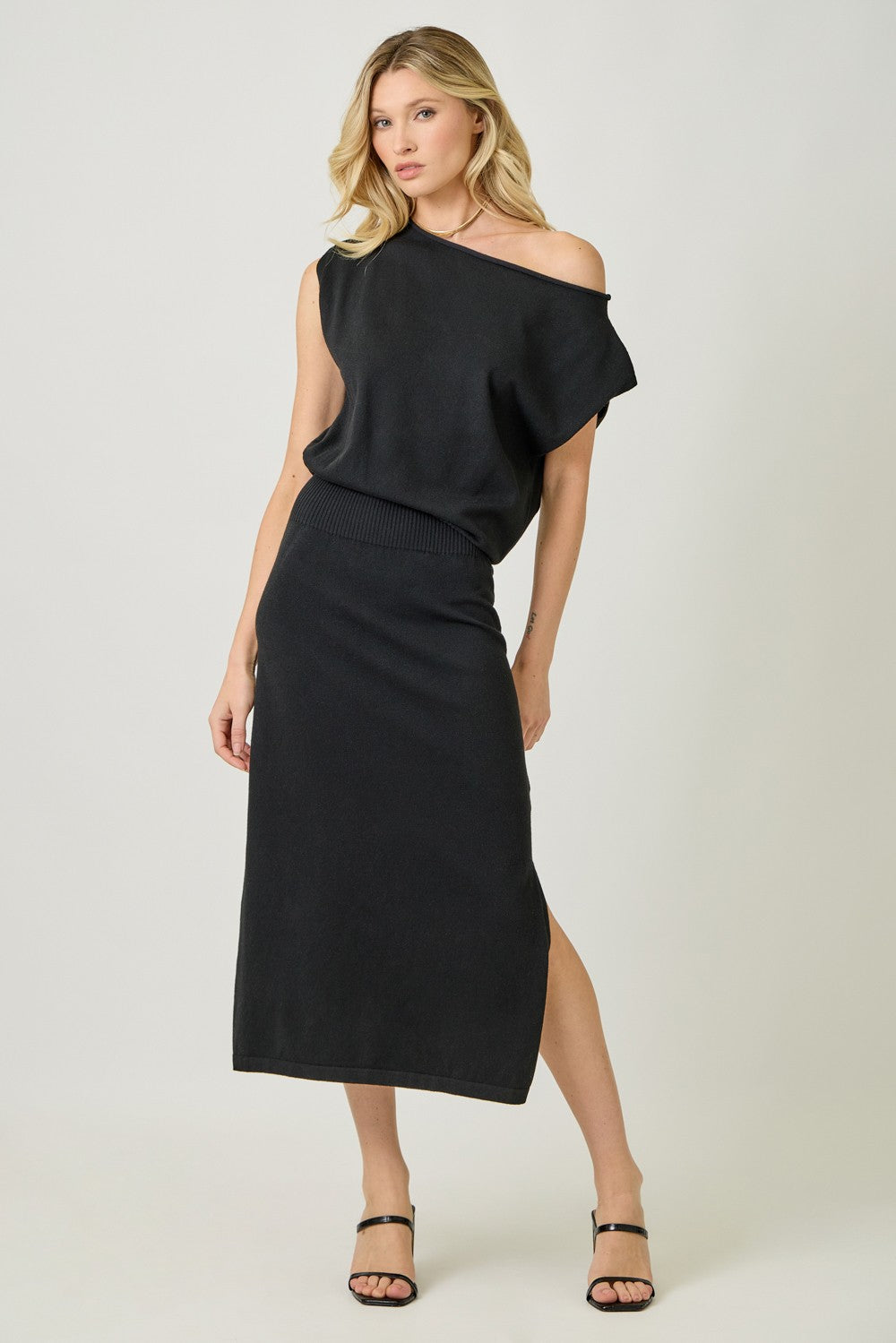 Sleeveless Sweater Dress