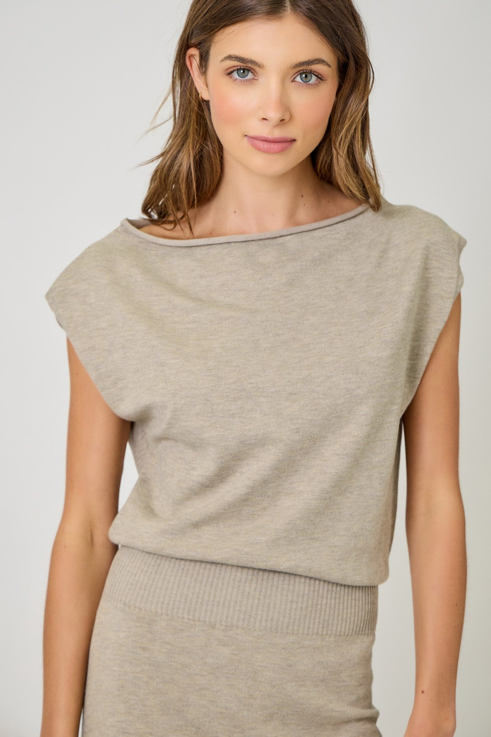 Sleeveless Sweater Dress