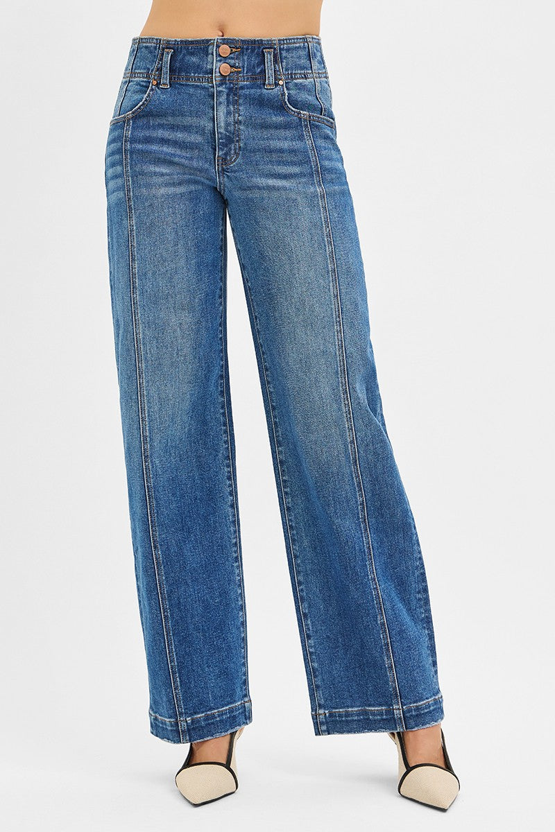 Mid Rise Baggy Jeans